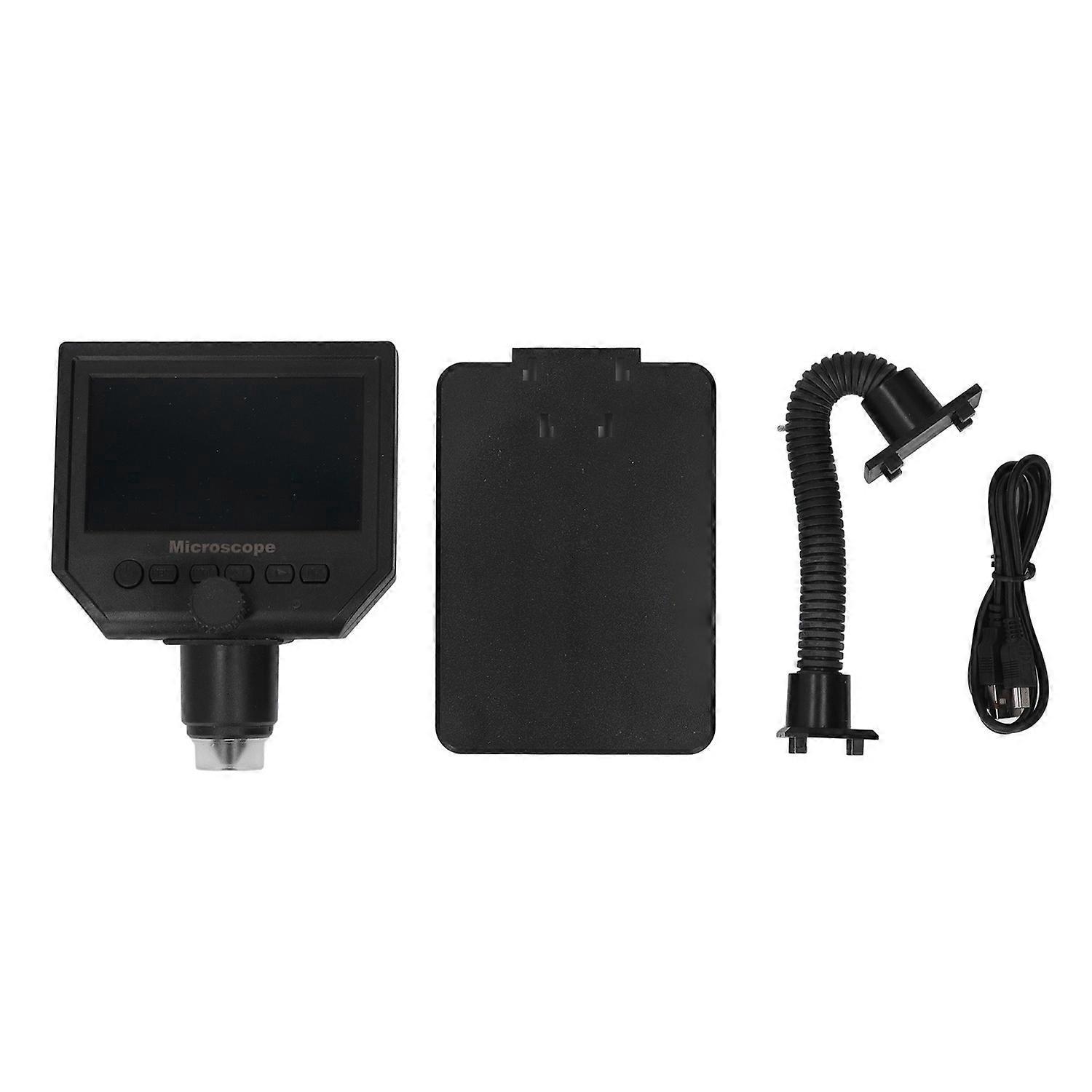 Digitales Mikroskop Usb Electron 4,3 Zoll Hd-display 600x 3,6 Mp Mit Led-beleuchtung Für Leiterplattenlötschaltungen