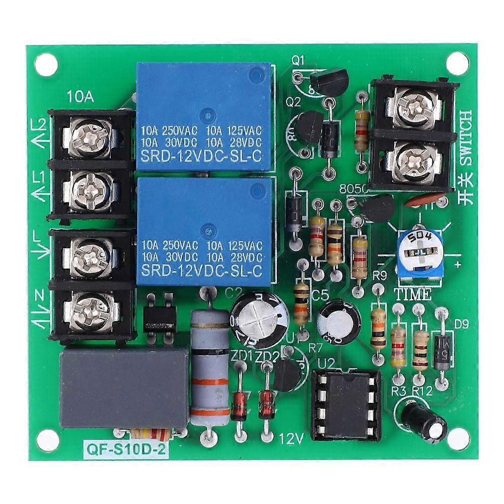 2-kanal-leistungszeitsequenzplatine Qf-s10d-2 0,5-4s Einstellbares 220v-zeitsequenzmodul
