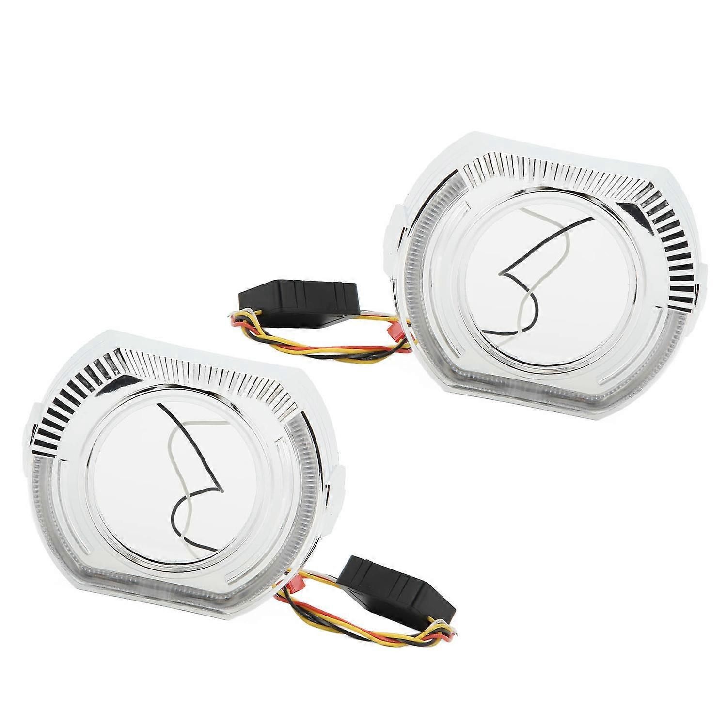 Led-angel-eyes-halo-tagfahrlichtblenden 12v 5w Linke Rechte Ringabdeckungen Für 3-zoll-bi-xenon-led-doppellinse