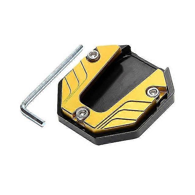 Motorrad-seitenständerverlängerung, Fußstütze, Feststellbremsfuß, Elektrische Motorrad-feststellfußplatte – Gold