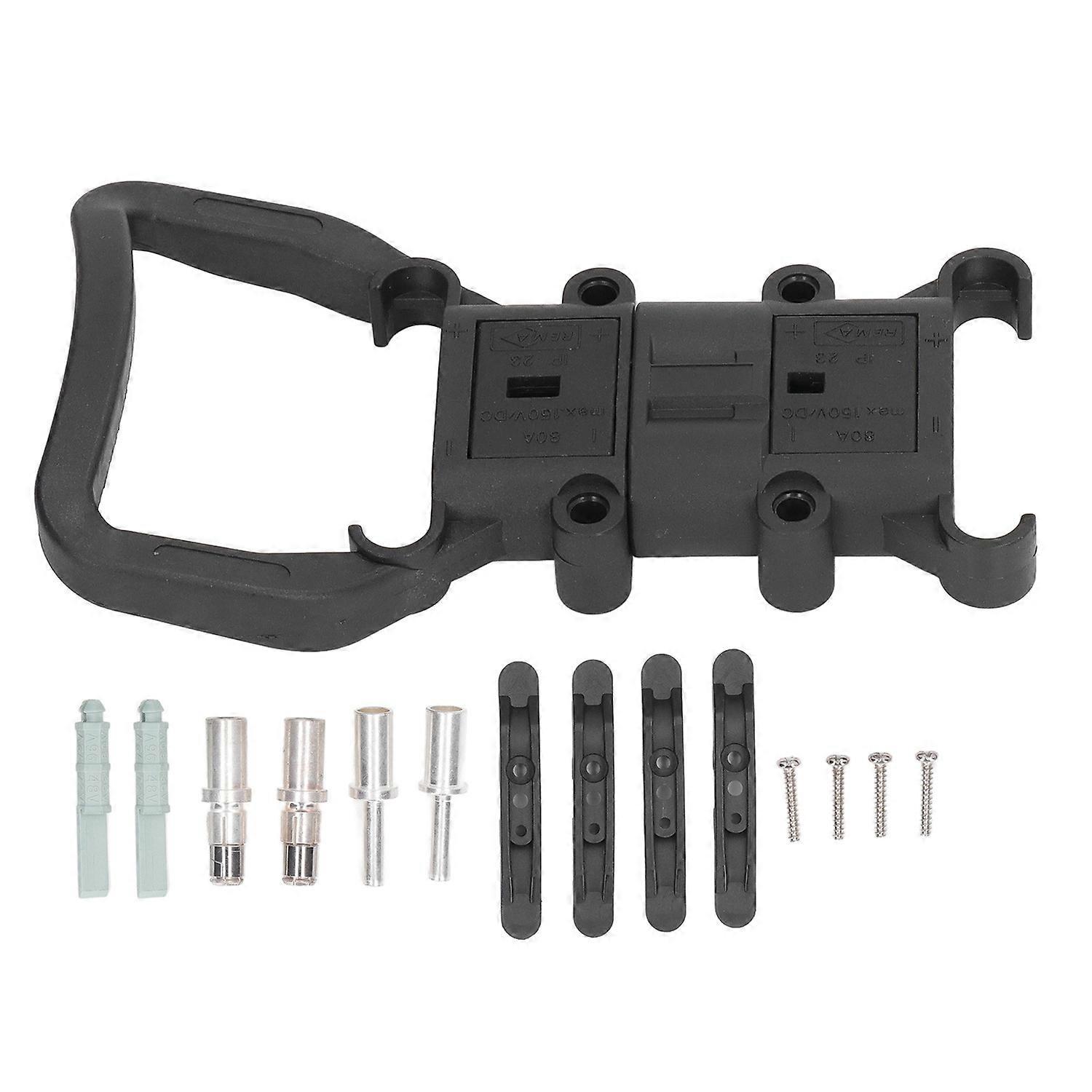Gabelstapler-stromanschluss 80a Batterielade-schnellkupplung Stecker Buchse Mit Anschlussklemme Für El