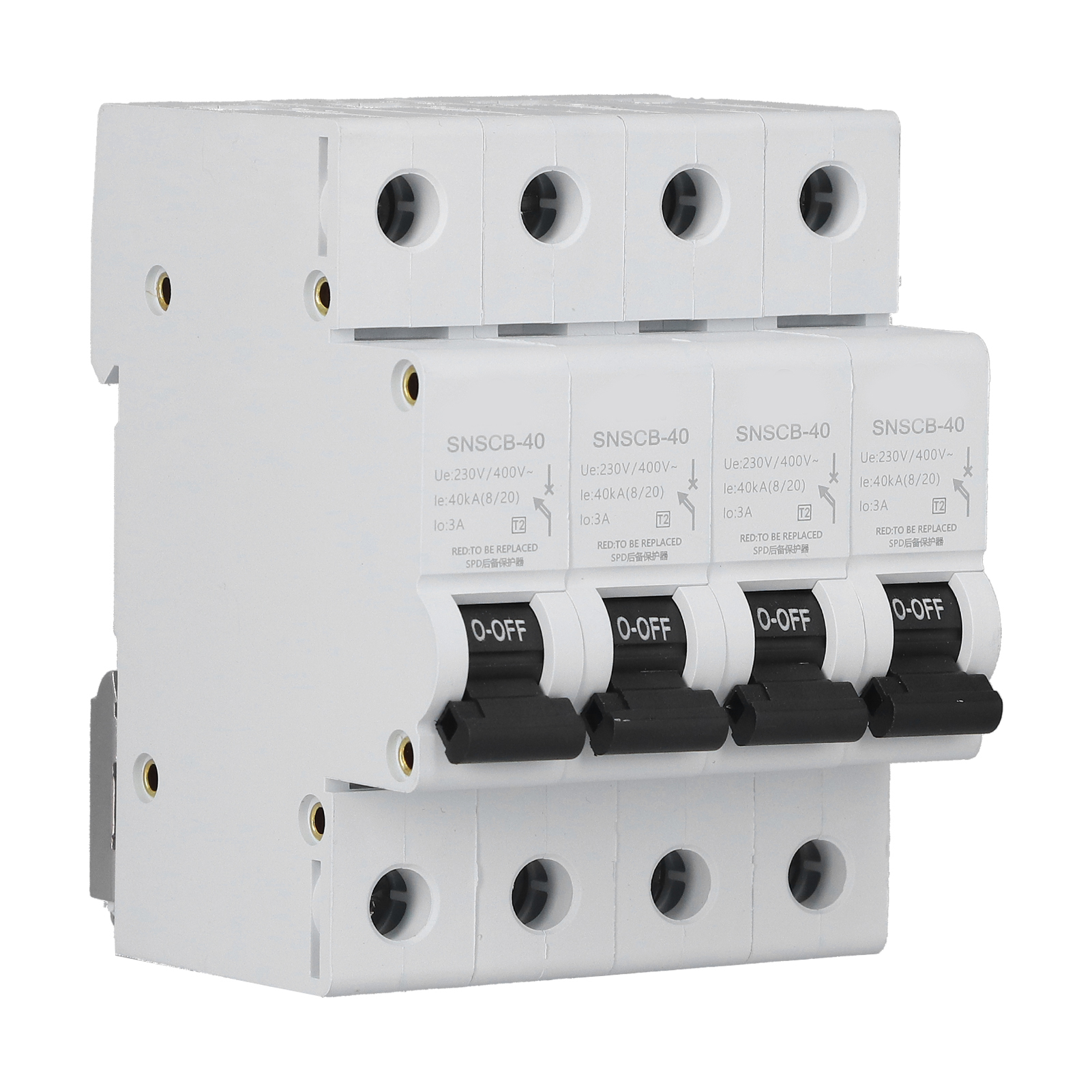 Scb 4p40ka Spannungsschutzschalter Blitzschutz Niederspannungsschutz Luftschalter 230 V–400 V