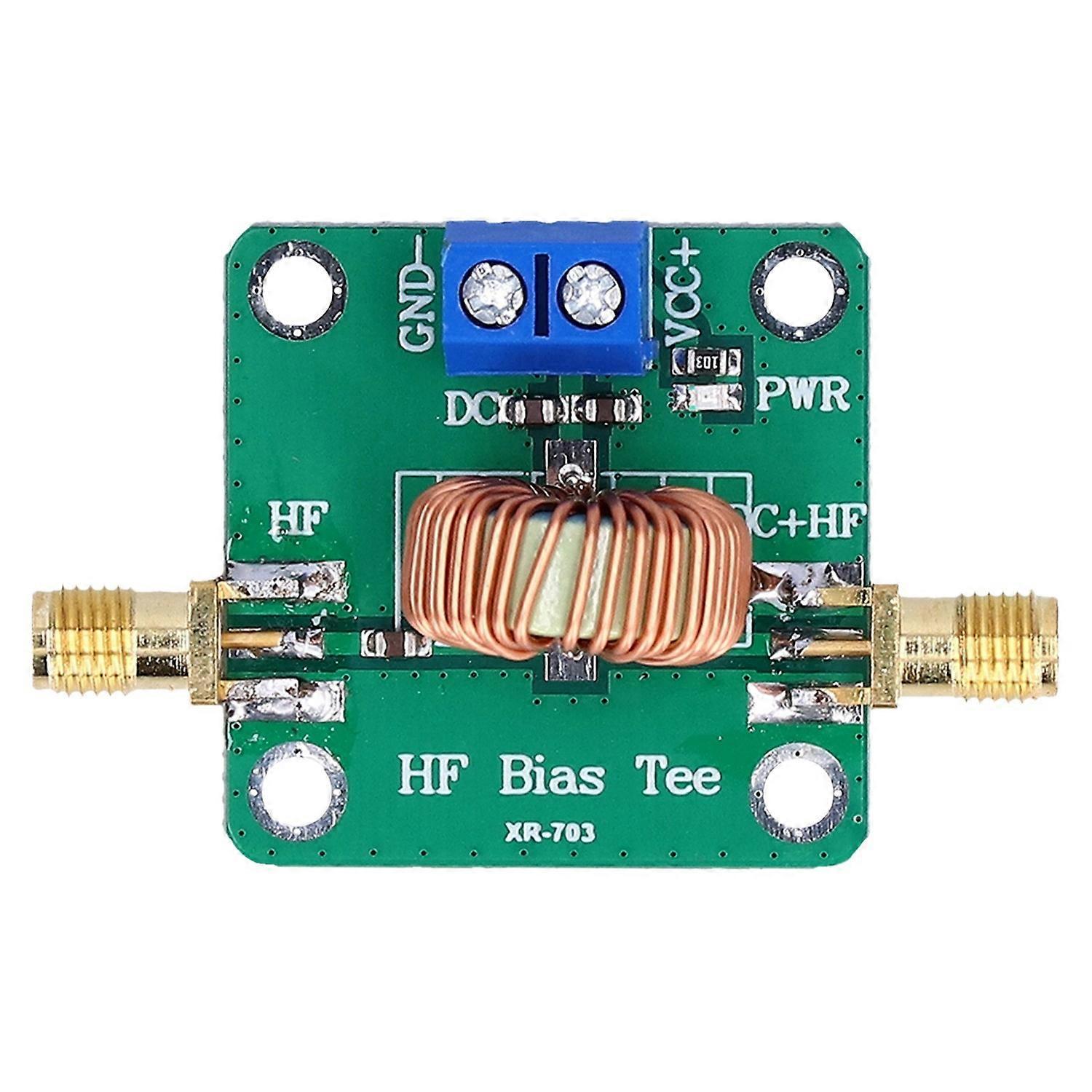 Bias-tee-modul, Hf-mikrowellen-dc-sperrfilterplatine, Elektronisches Bauteil 0,2–180 Mhz