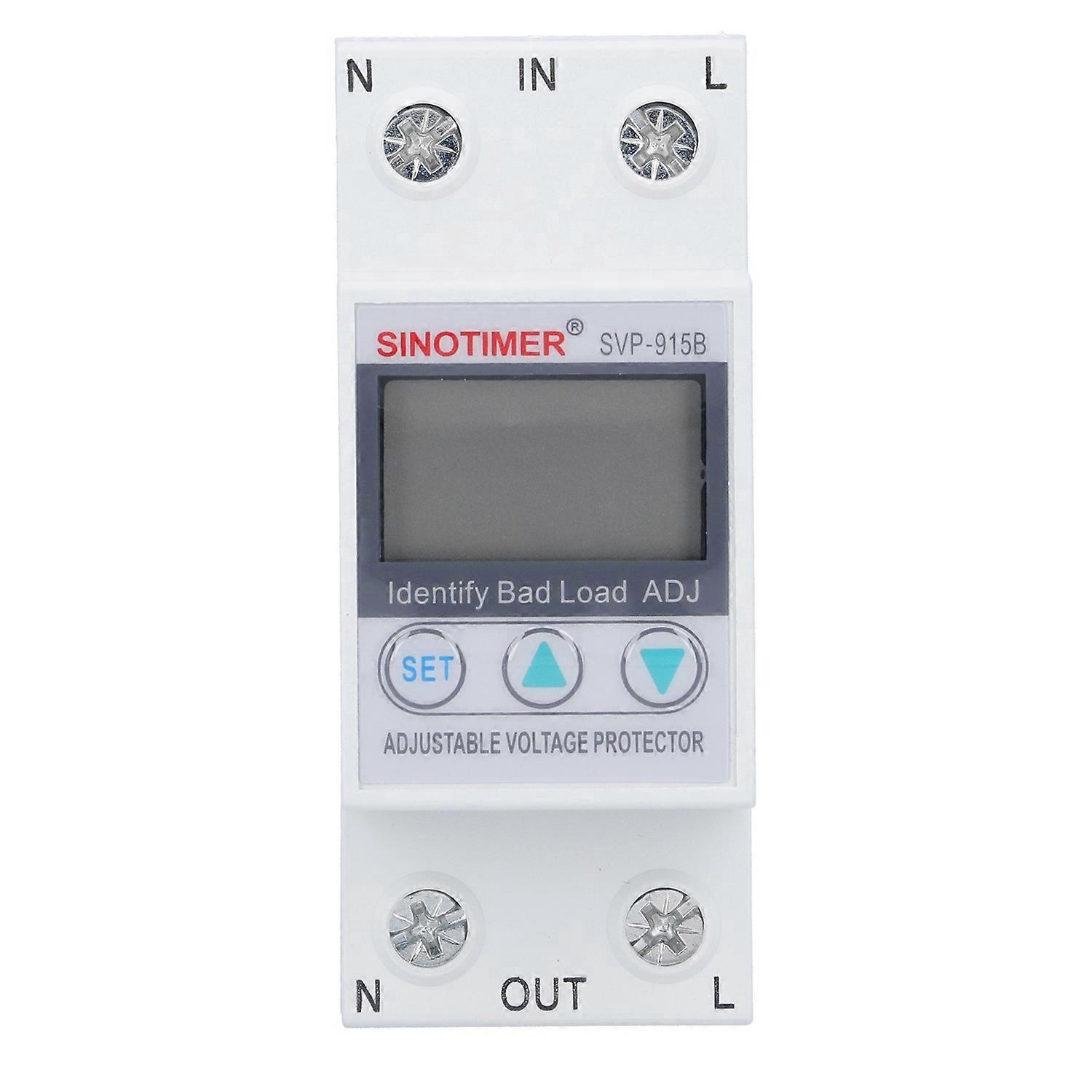 Über- Und Unterspannungsschutzgerät Mit Einstellbarem Lcd-display, Schutzrelais Und Monitor (230 V Wechselstrom)