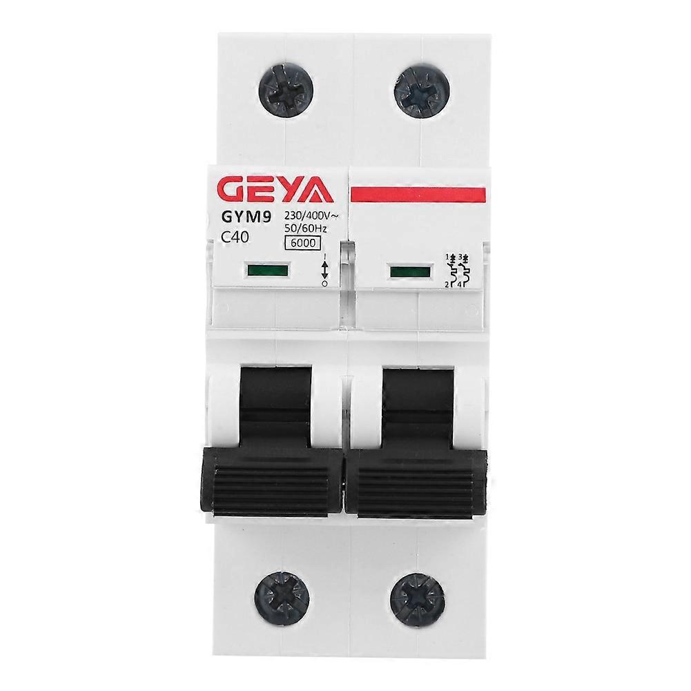 Gym9-c65 Leitungsschutzschalter 2p 230/400v 50/60hz Ip20 Fehlerstromschutzschalter