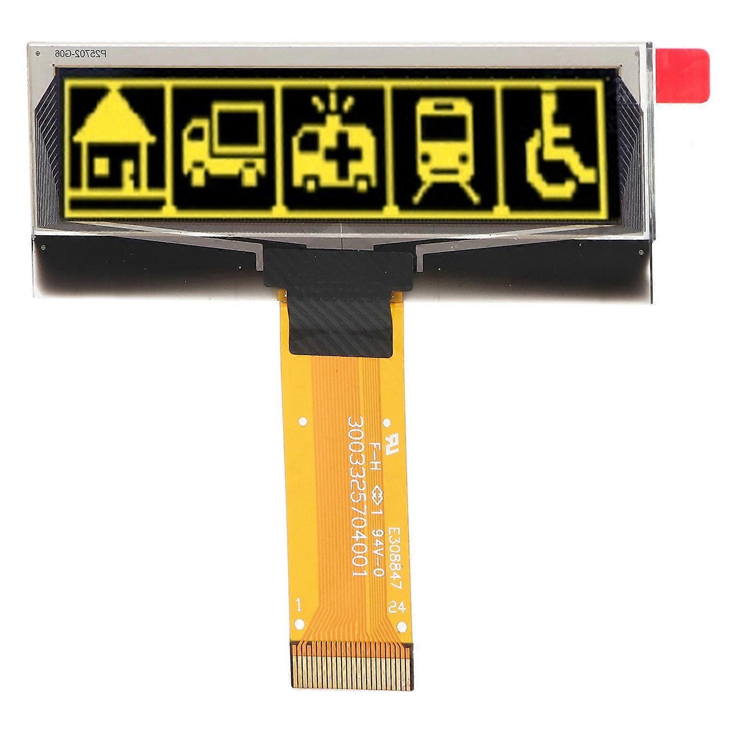 Organisches Leuchtdioden-displaymodul 2,23 Zoll, 123x32 Pixel Auflösung, Ssd1305, Spi-iic-schnittstelle, 24 Pins
