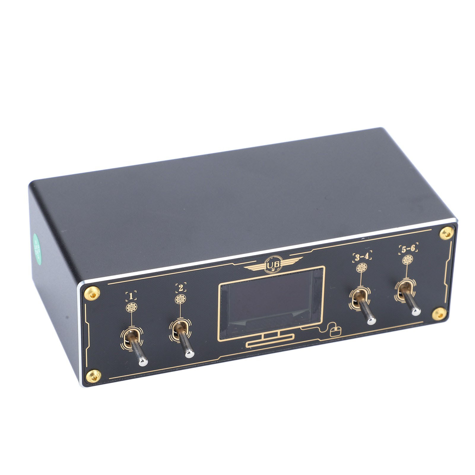 Oled-leistungsmesser Mit Automatischer Abschaltung, 6-kanal-usb-umschalter, Dc 5v 1–5a Typ C