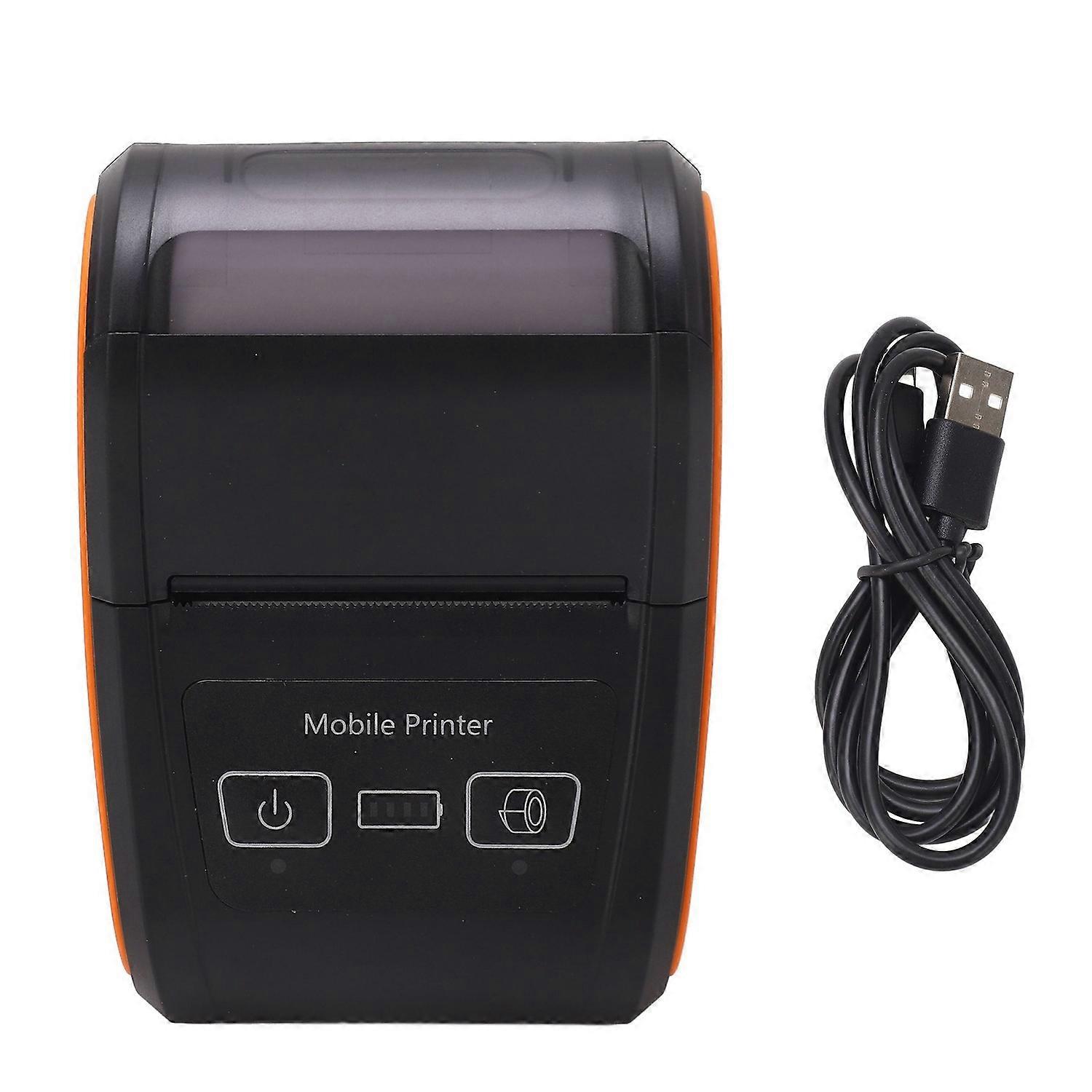 Tragbarer Bluetooth-thermodrucker Für Belege, 58 Mm, Bt5.0, Für Bekleidungsgeschäfte