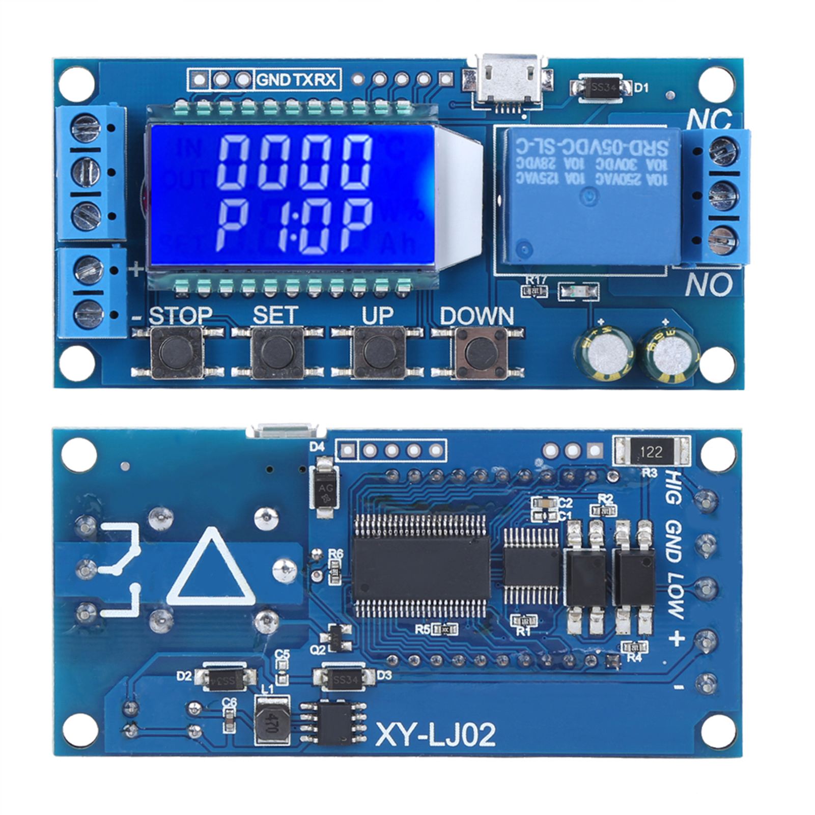 Zyklusauslöser-verzögerungs-timer-schaltkreis Elektronisches Relaismodul Verzögerte Abschaltung Xy Lj02