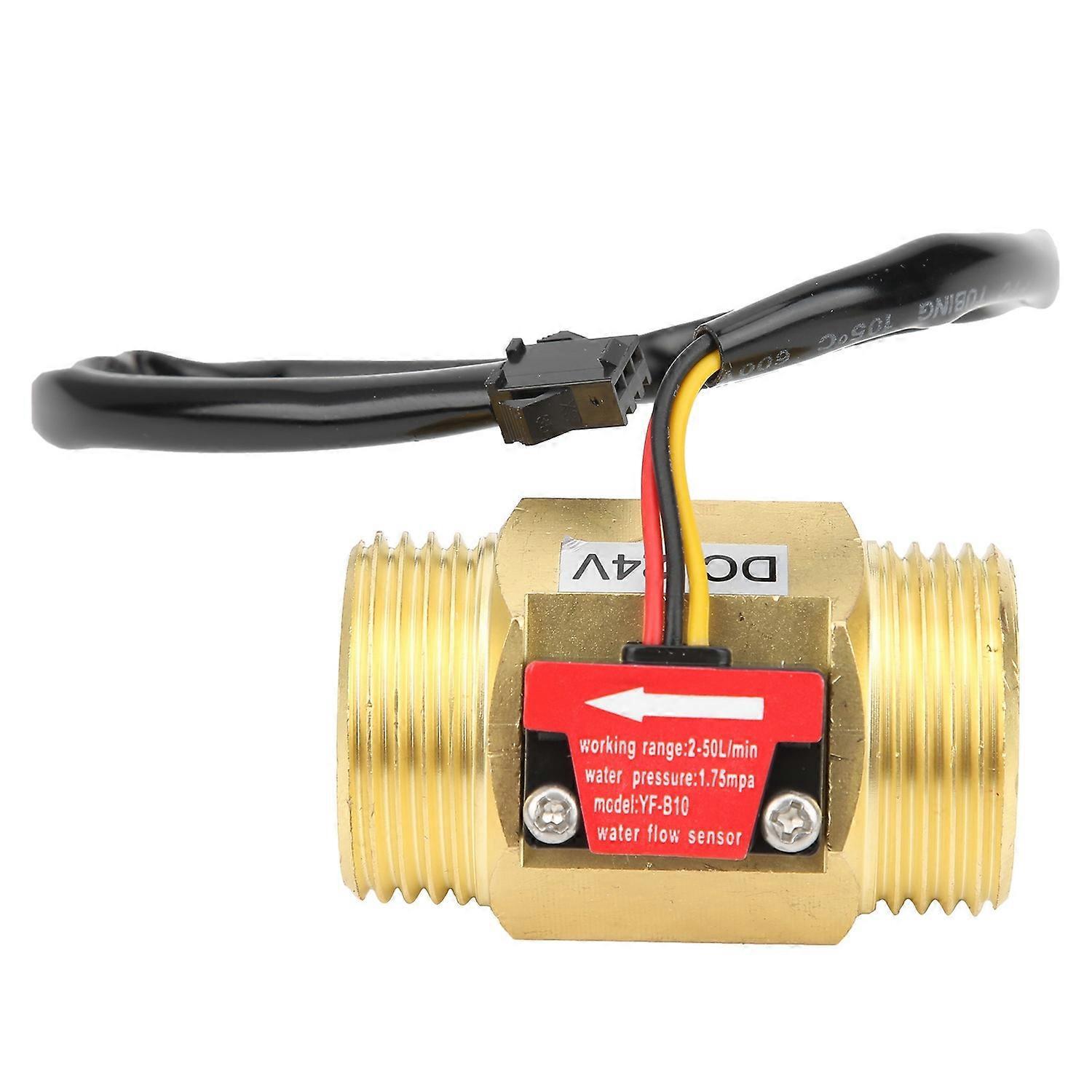 Yfb10 Hall-durchflussmesserschalter G1in Wasserdurchflusssensor Turbinenzähler Dc24v 250l/min