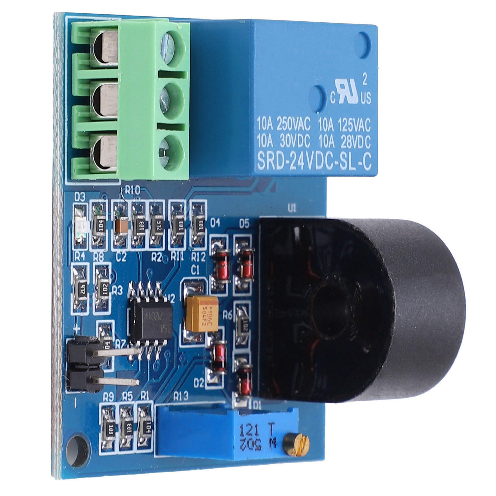Überstromschutz-sensormodul, Wechselstromerkennung, 24-v-relais, 5 A, 20 Hz 400 Hz