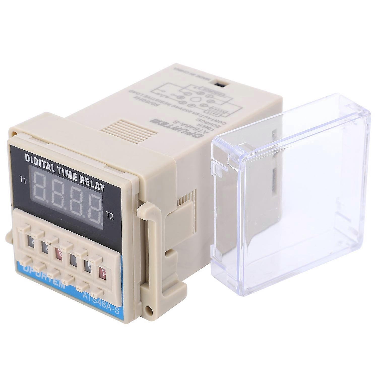 Led-digitalanzeige-zeitrelais-zeitverzögerungssteuerung Elektronische Komponenten Ats48as (ac380v)