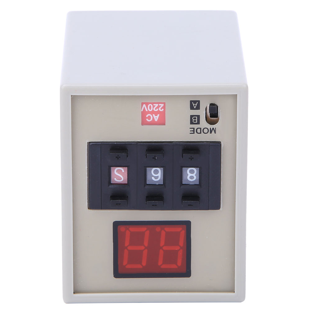Ah3-dm Zeitrelais Mit Digitaler Anzeige, Verzögerungszeit 0,01 S Bis 990 H, Ab-dualmodus, Ac 220 V