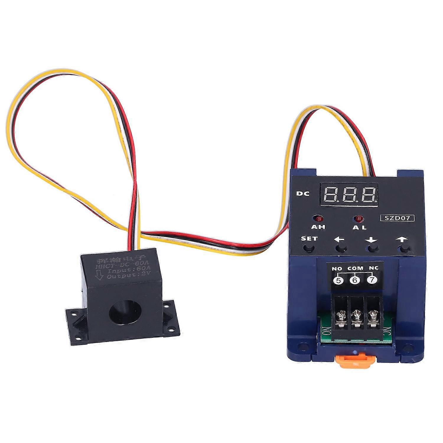 Digitalanzeige-amperemeter Mit Strommessschalter Und Überlastschutz Szd07 Dc8-35v