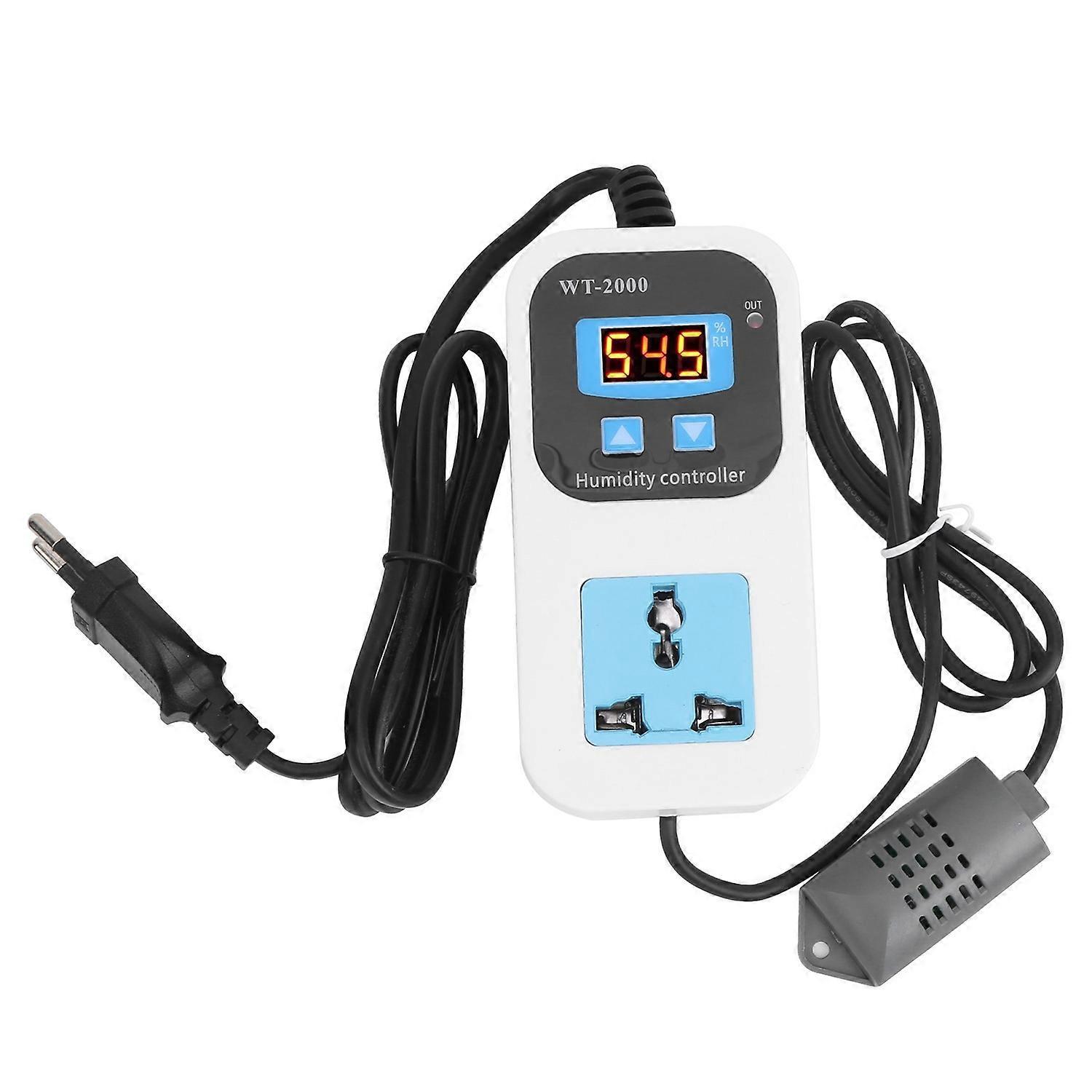 Digitaler Feuchtigkeitsregler Befeuchten Entfeuchten Schalterbuchse 0%99%rh Wt2000
