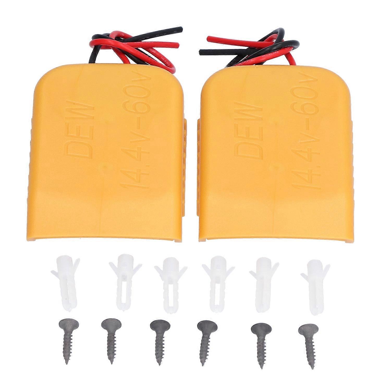 Batterieadapter-dock-stromanschluss Mit 14-gauge-kabel, Diy-elektrobedarf, 14,4–60 V