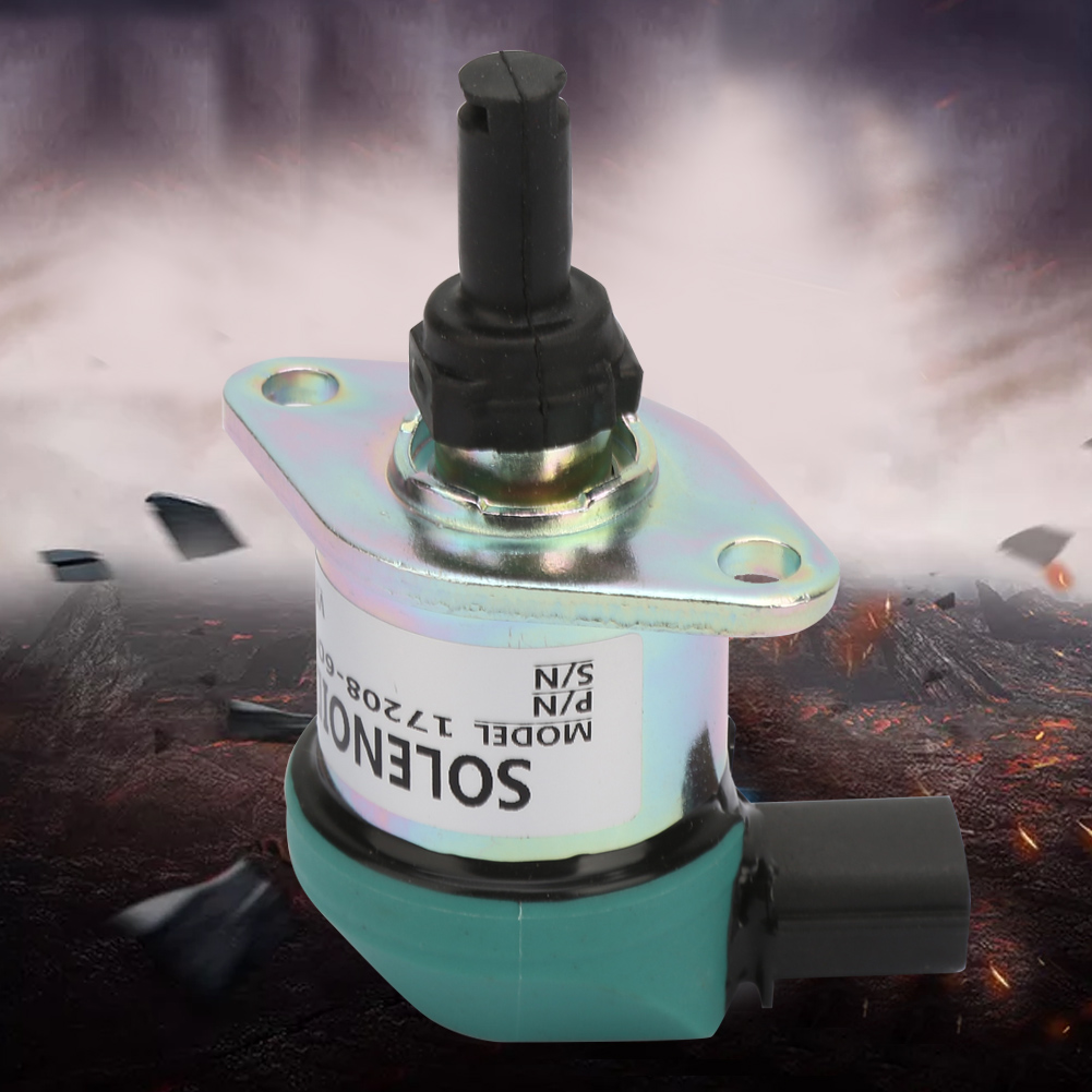 12v Motorabschaltmagnet-reparatursatz Passend Für Kubota Bagger 17208-60016