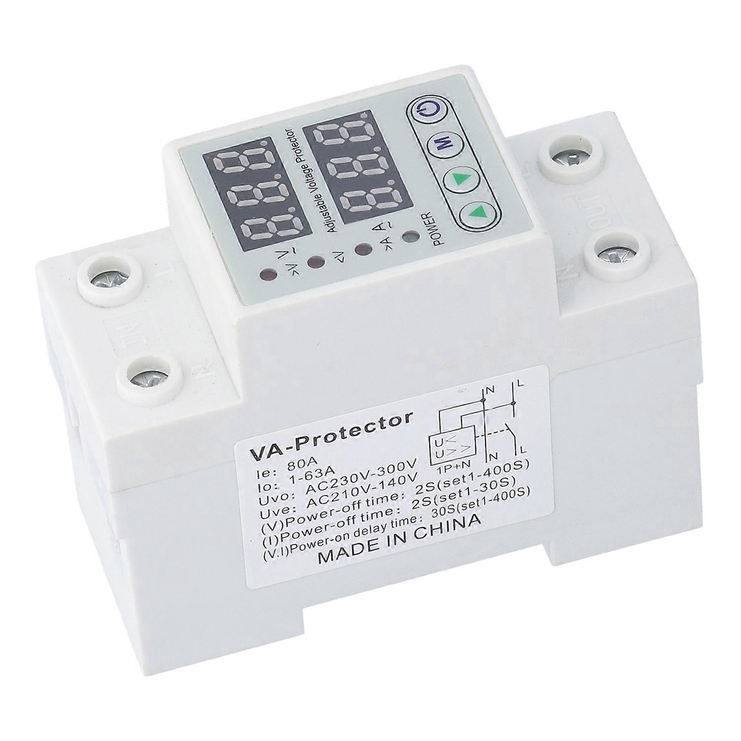 Stromschutz Ac220v Smart Led-anzeige Spannungsschutzrelais Für Haushalte Überspannung Unterspannung