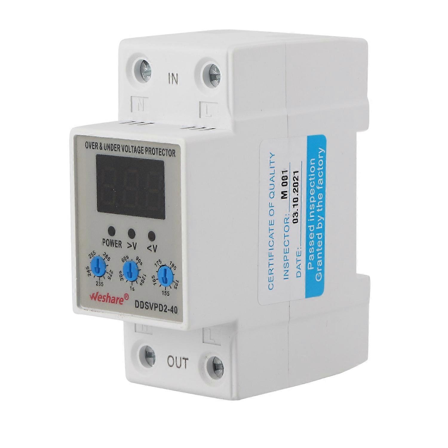 Ddsvpd263 Einstellbares, Selbstwiederherstellendes, Automatisches Rücksetz-spannungsschutzgerät 220v (40a)
