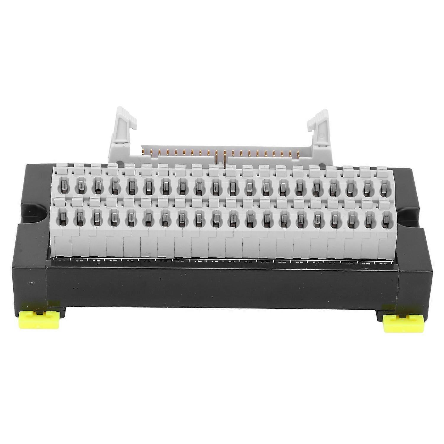 Klemmenblock 40-polig Breakout Din-schienenmontageadapter Stecker Schaltersteuerung Idc40pdk