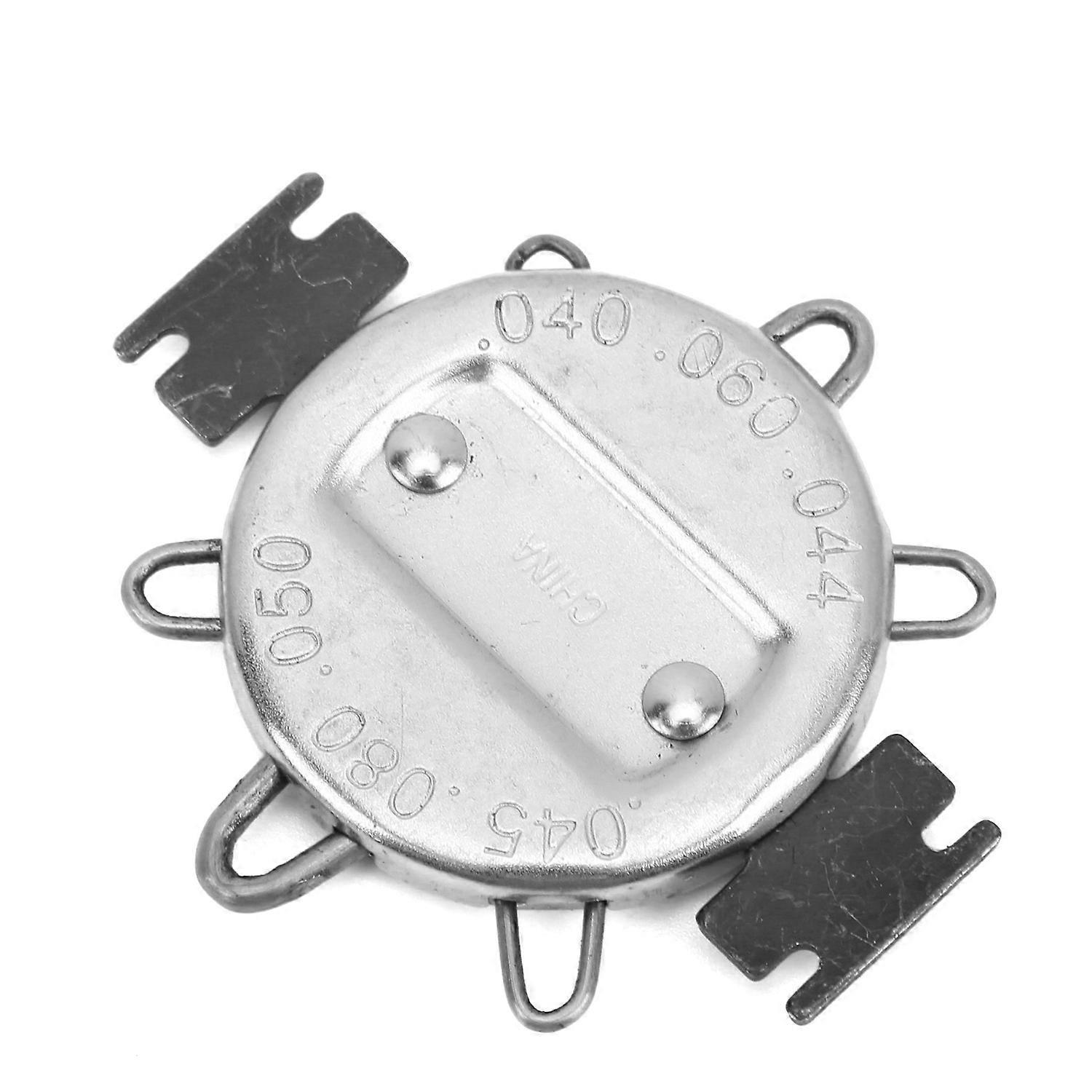 Zündkerzenlehre 0,64–1,14 Mm (0,025–0,045 Zoll) Motorradzubehör Zum Messen Und Einstellen, Schwarz/silber