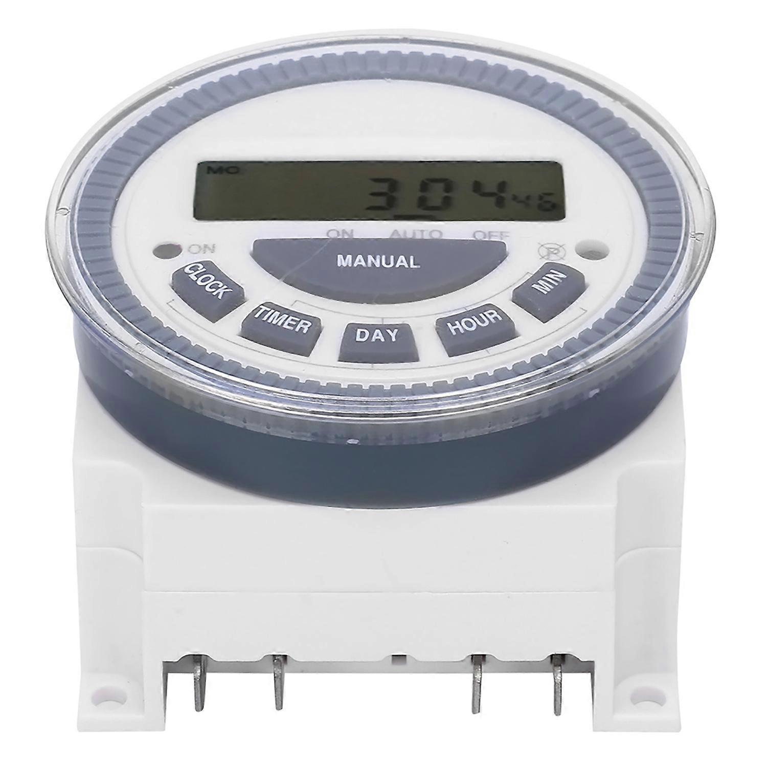 Elektronischer Zeitschalter Mit Lcd-digitalanzeige, Modell Tm619h‑2, Dc12vac