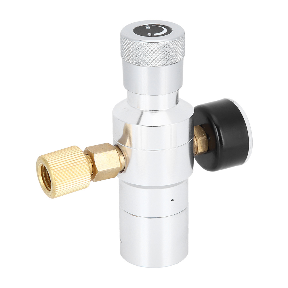 Mini-co2-regler Für Selbstgemachtes Bier, Limonade Und Wasser – Aluminium, Mfl 3/8 Zoll, 0–150 Psi