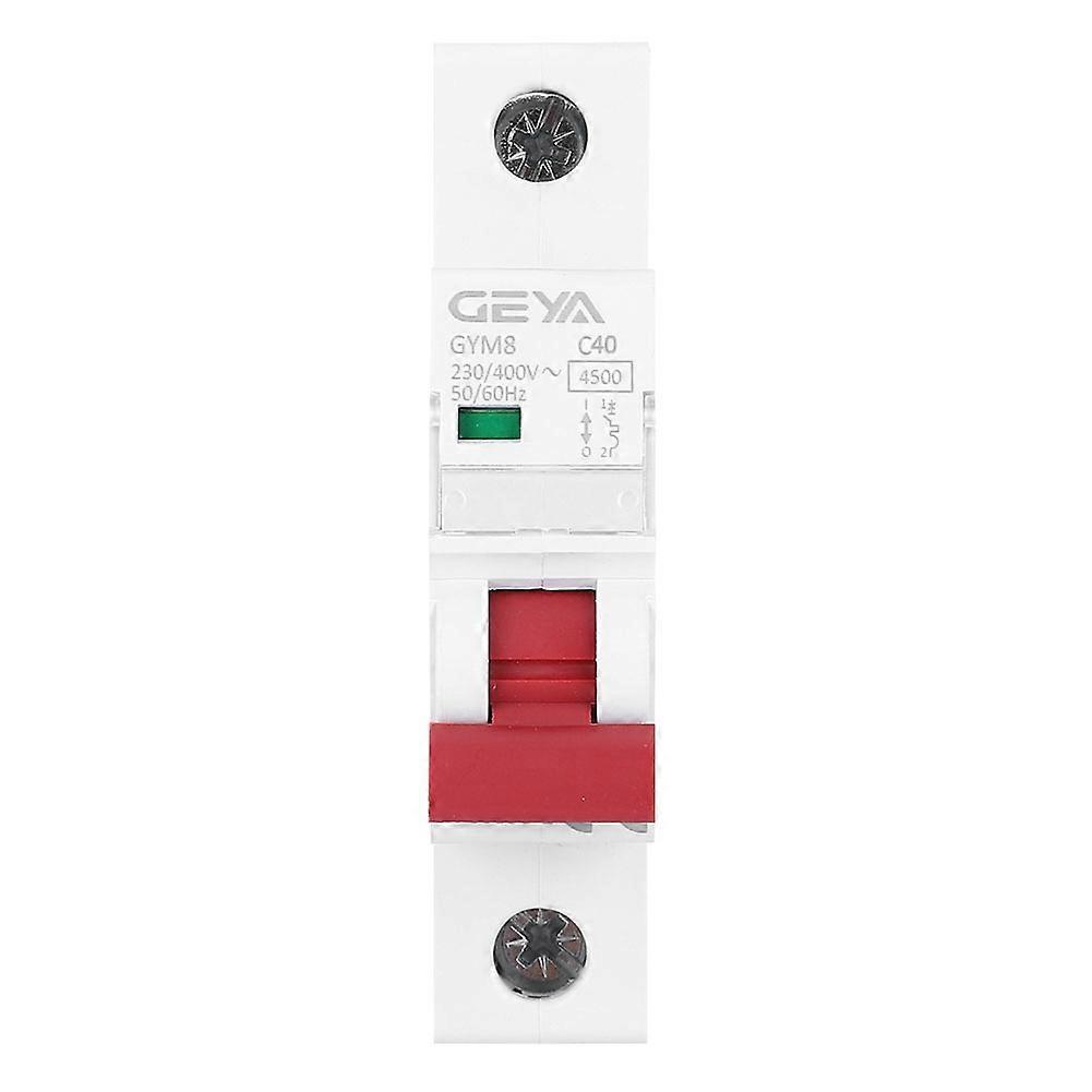 Stück Gym8-c45 Leitungsschutzschalter (mcb) 1p 230/400vac Nennstrom 40a/50a/63a40a