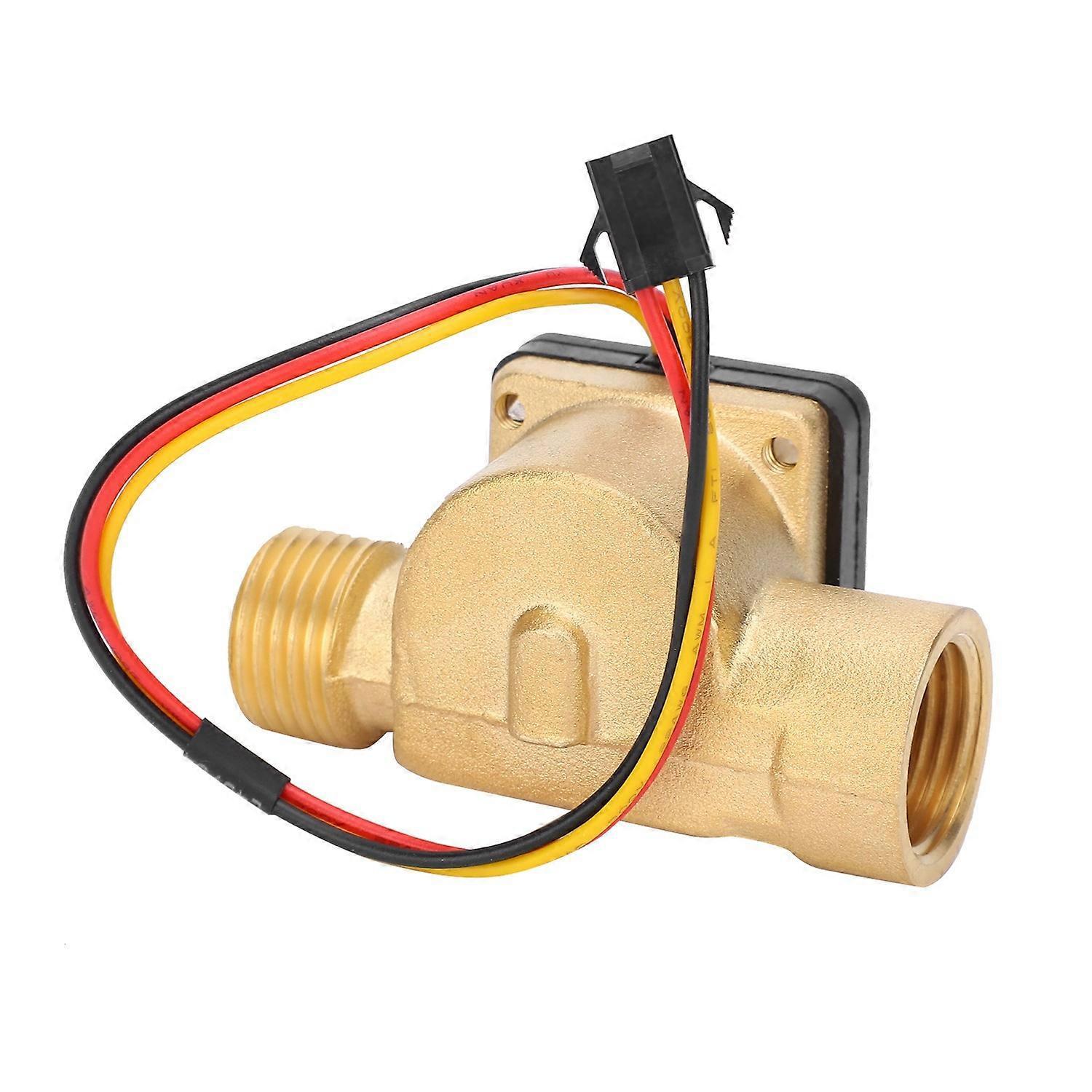 Wasserdurchflusssensor G1/2 Zoll Innengewinde Außengewinde Schalter Hall-wandler Impulszähler Dc 3–24 V