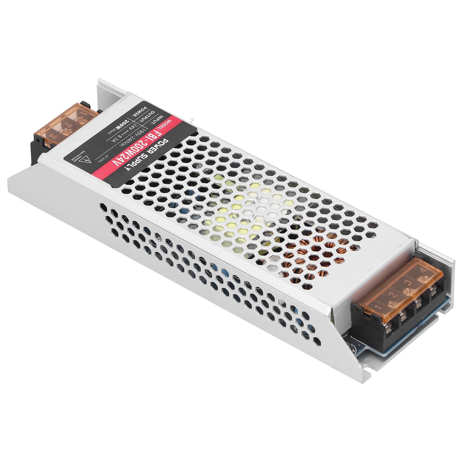 Led-streifen-transformator, Schaltnetzteil, Industrielle Steuerungskomponenten, 200 W, Ac 190–240 V, Vdc 24 V