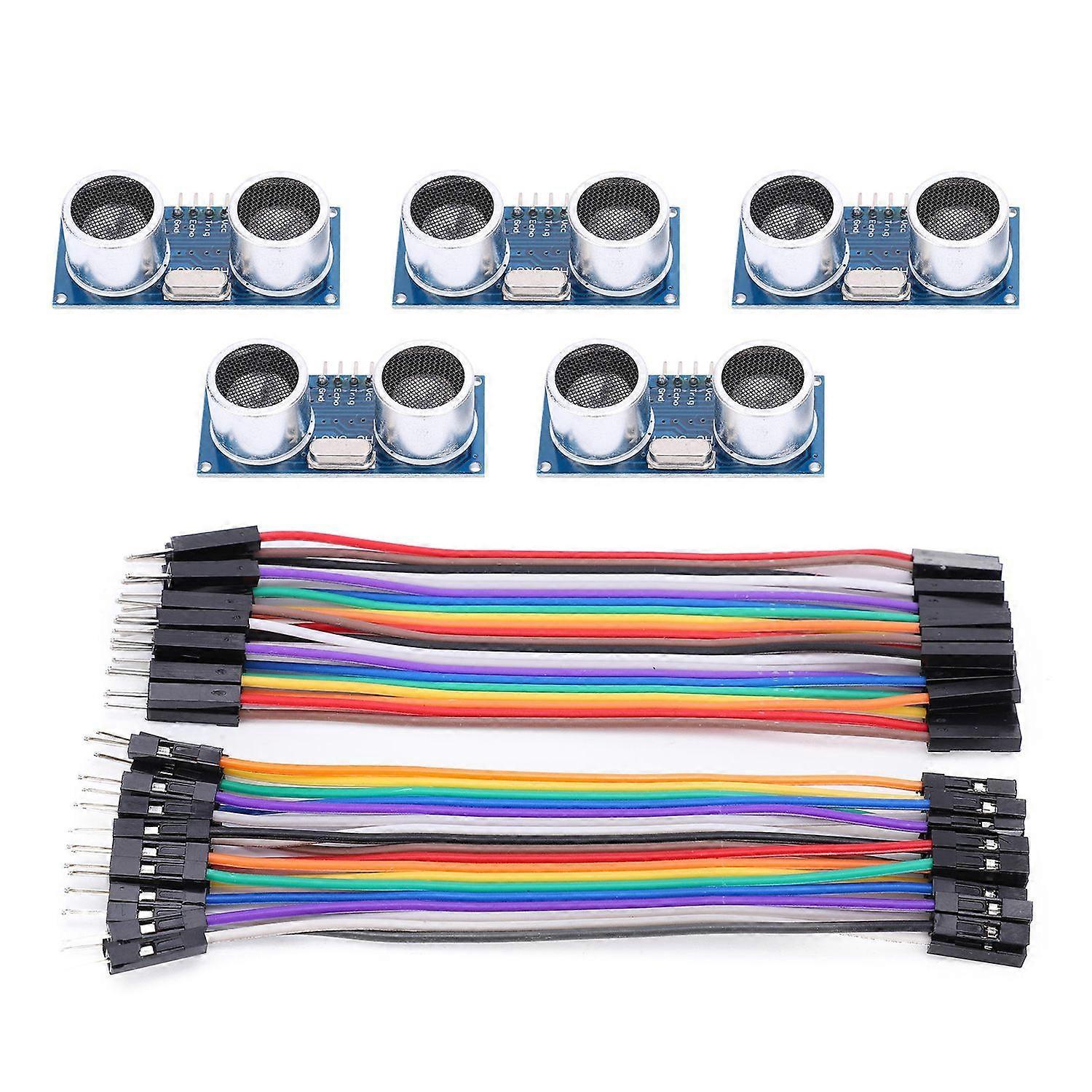 5 Stück Ultraschall-distanzmessmodul Für Raspberry Pi Jumperkabel (stecker Auf Buchse)