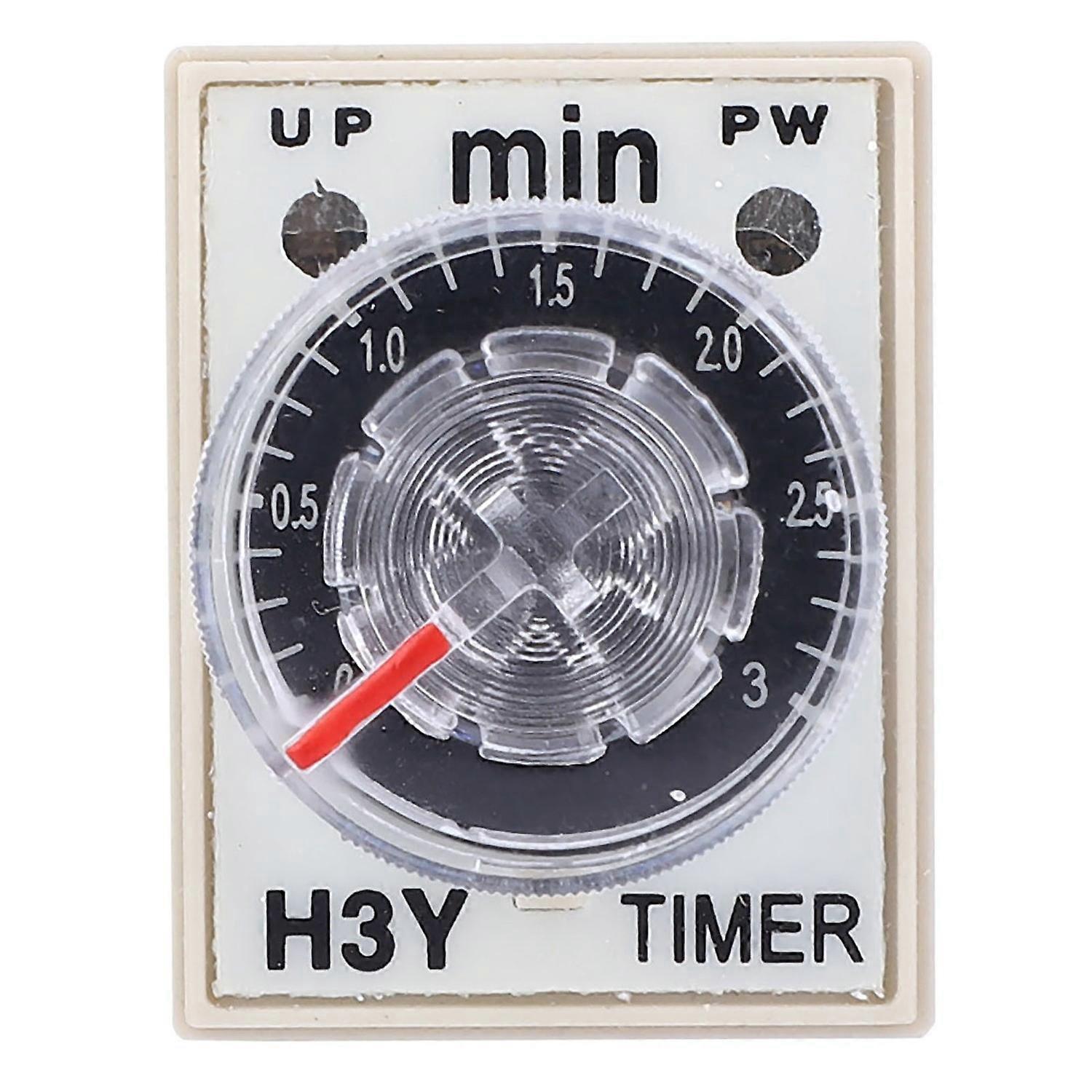 H3y-2 Zeitrelais, Einschaltverzögerung 0-3 Minuten, 8-polig, 24 V, 110 V, 220 V