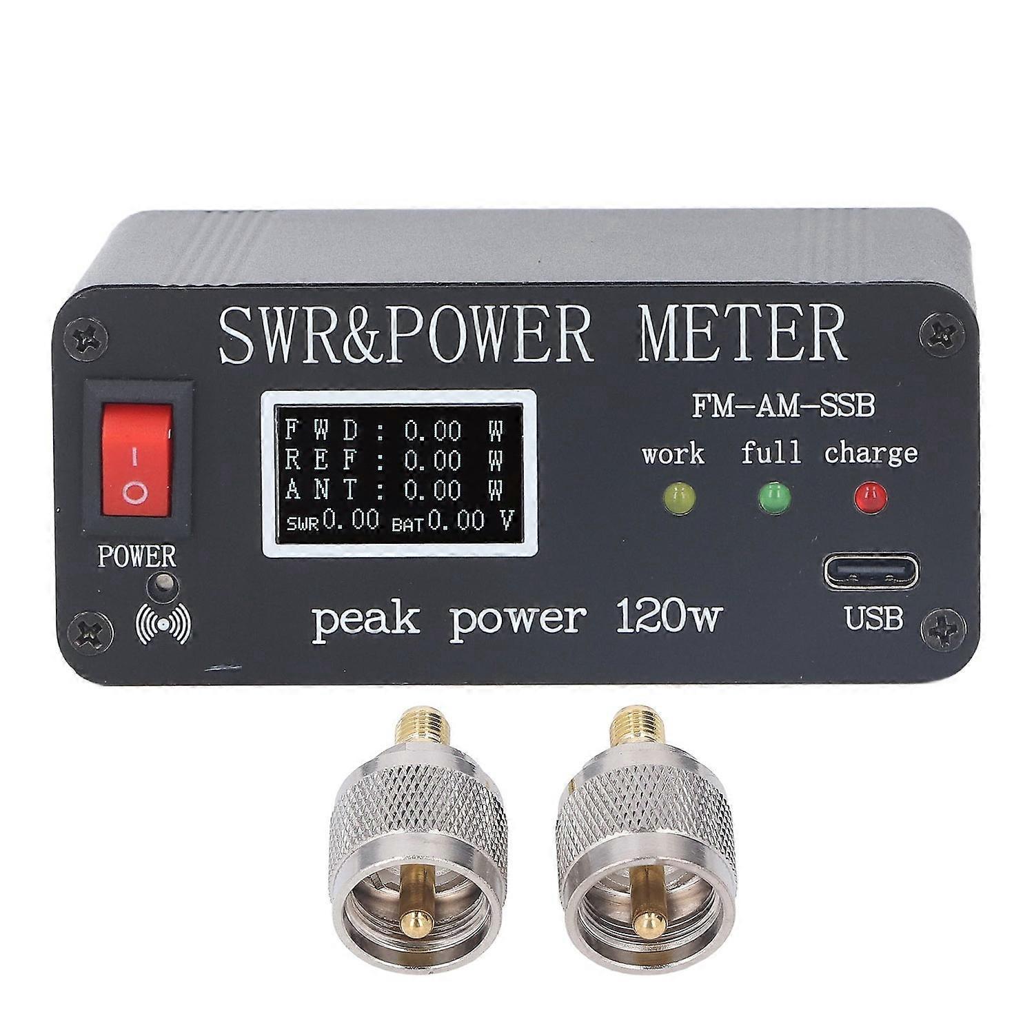 Swr-leistungs-wellenlängenmesser (1,8 Mhz–50 Mhz) Mit Oled-schirm, Kurzwellenantennentuner