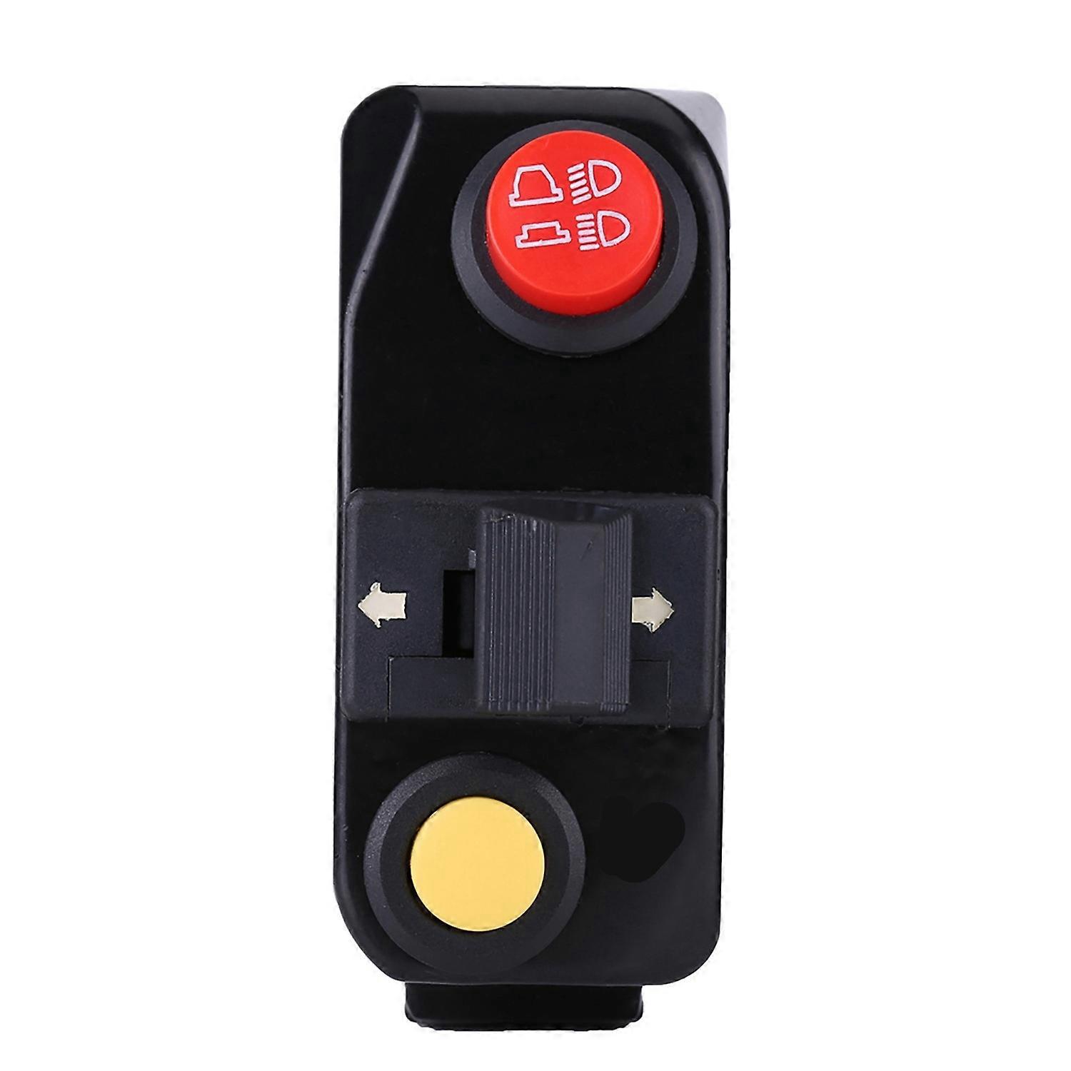 7/8" Motorrad-lenkerschalter Mit Hupe, Blinker, Fern- Und Abblendlichtsteuerung, Schwarz