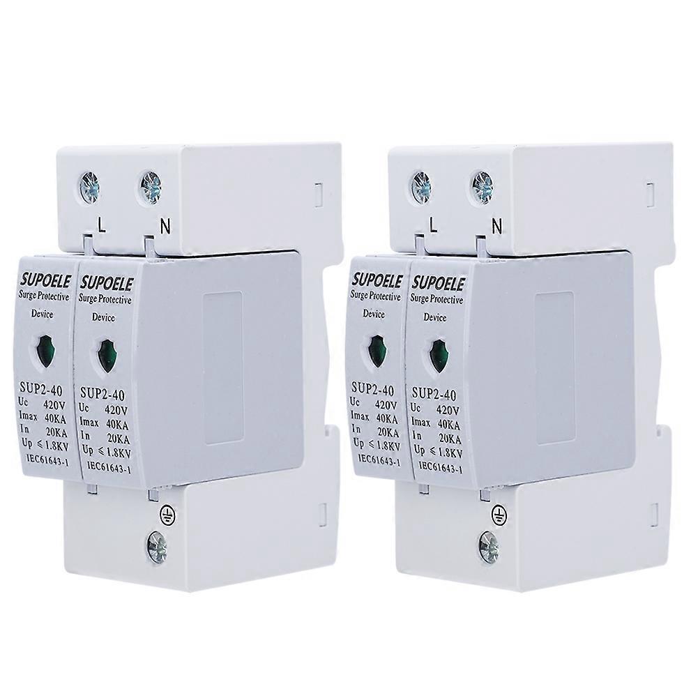 Stück Überspannungsschutzgerät Antithunder Elektronisches Bauteil Sup240 2p 40ka 420v Ac