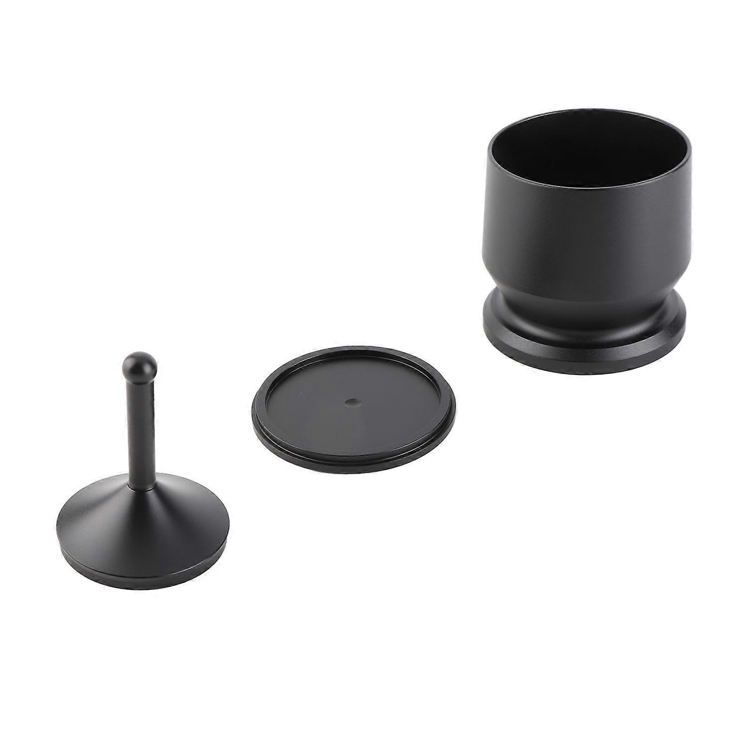 58-mm-dosierbecher Aus Aluminiumlegierung Für Kaffeepulver Mit Dosierring Und Kaffeepulverbehälter