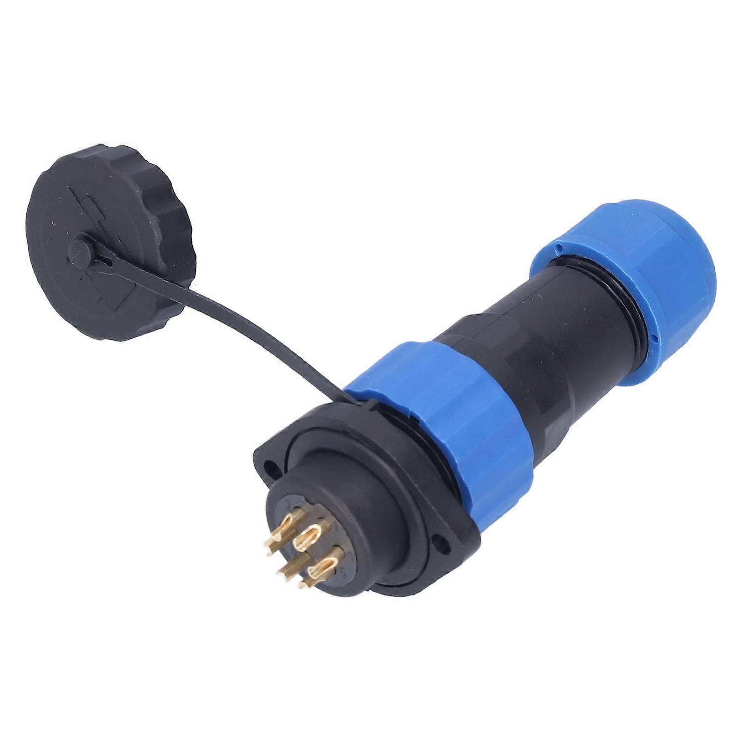 Ip68 Wasserdichter Stecker/buchse Flansch Luftfahrt-stromanschluss Industrieadapter Ac380v Sp206 Pin (380