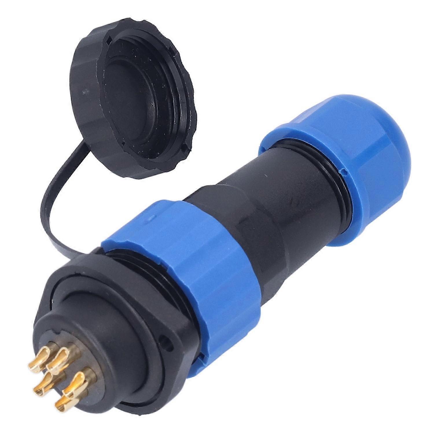 Ip68 Wasserdichter Stecker/buchse Flansch Luftfahrt-stromanschluss Industrieadapter Ac380v Sp205 Pin (380