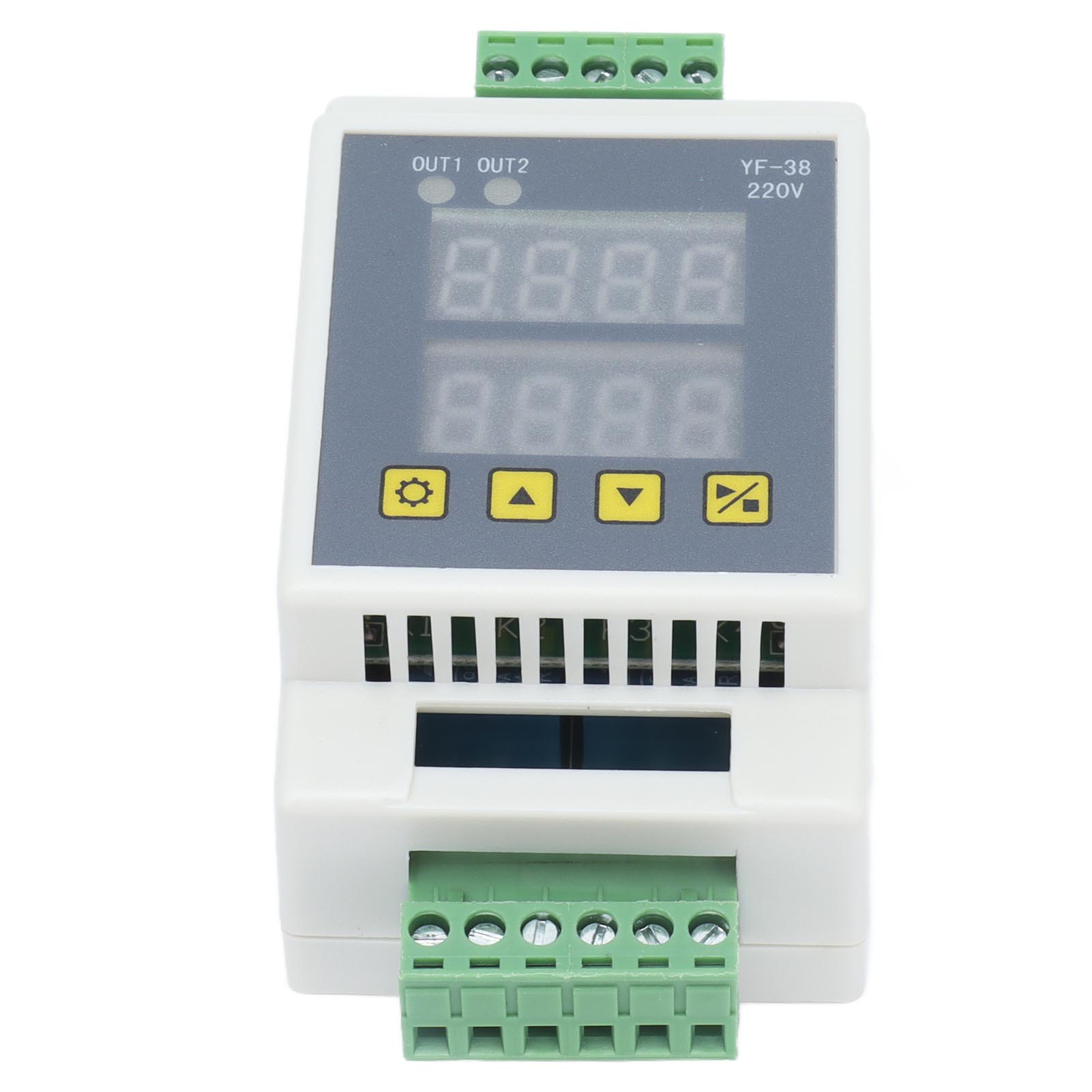 Verzögerungsrelais-impulstrigger-zeitschaltmodul 2-wege-multifunktionssteuerplatine Yf-38ac220v