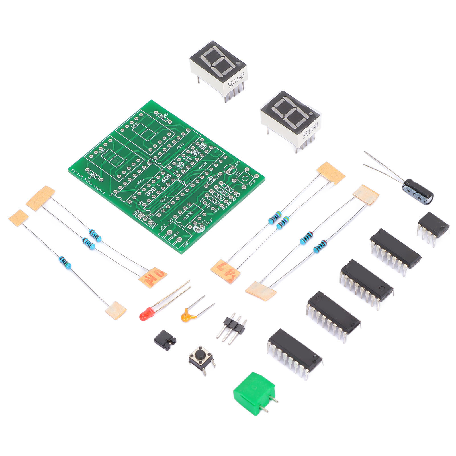 30-60-sekunden-zählermodul-bausatz, Digitale Elektroniktechnologie, Timer Für Lötübungen