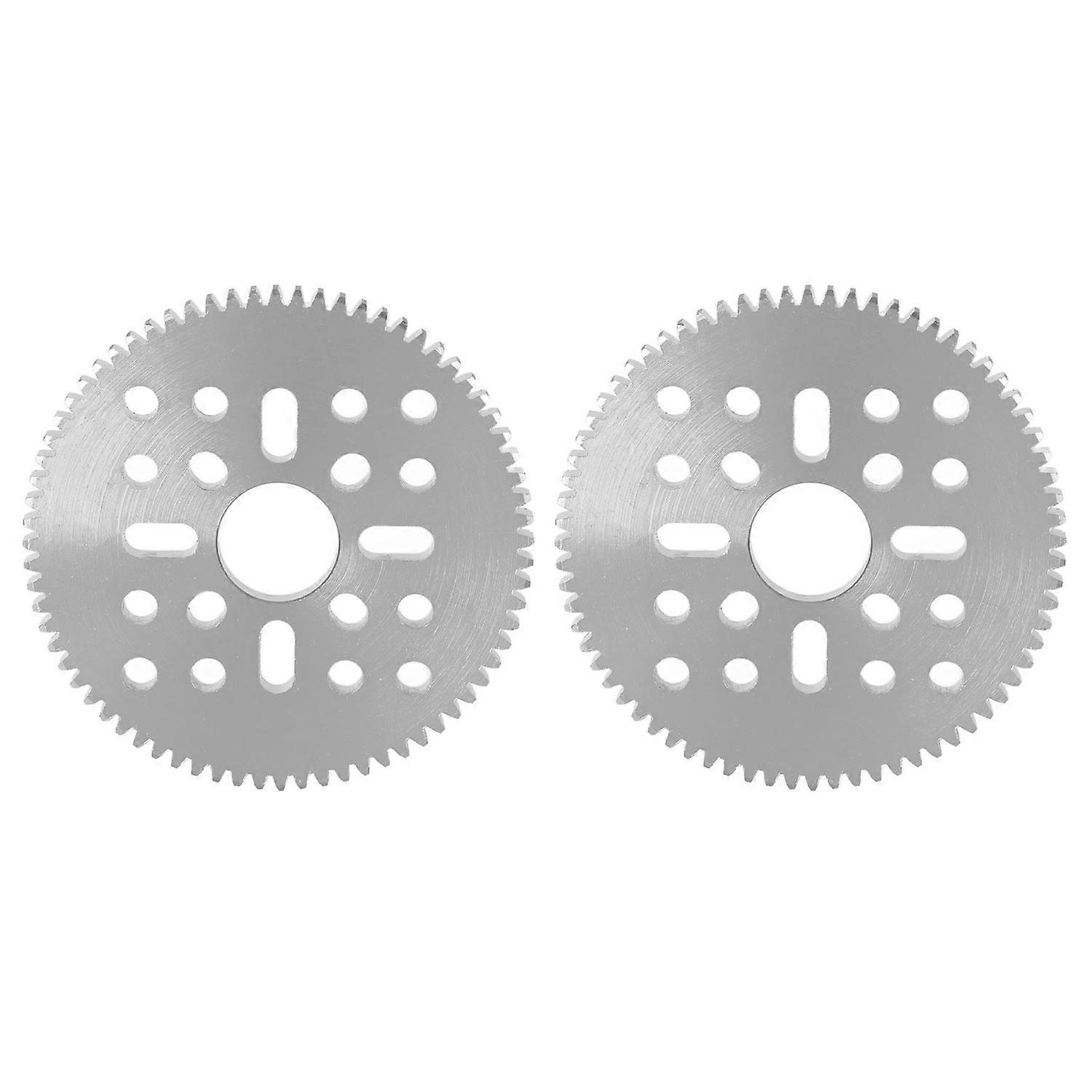 Stück Aluminium-stirnräder, Anodisch Oxidiert, 0,8 Mod, Gerade Zahnräder, 4 Lange Löcher, 16 Kreisförmige Löcher, 4312-0414