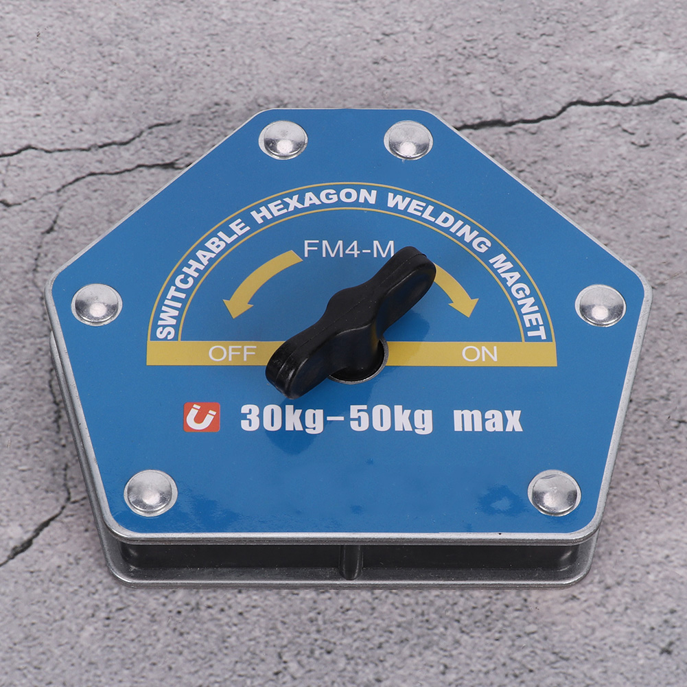 Magnetischer Schweißortungsgerät, Umschaltbar, Sechseckig, Starke Saugkraft In Verschiedenen Winkeln, 30–50 Kg, Fm4 M