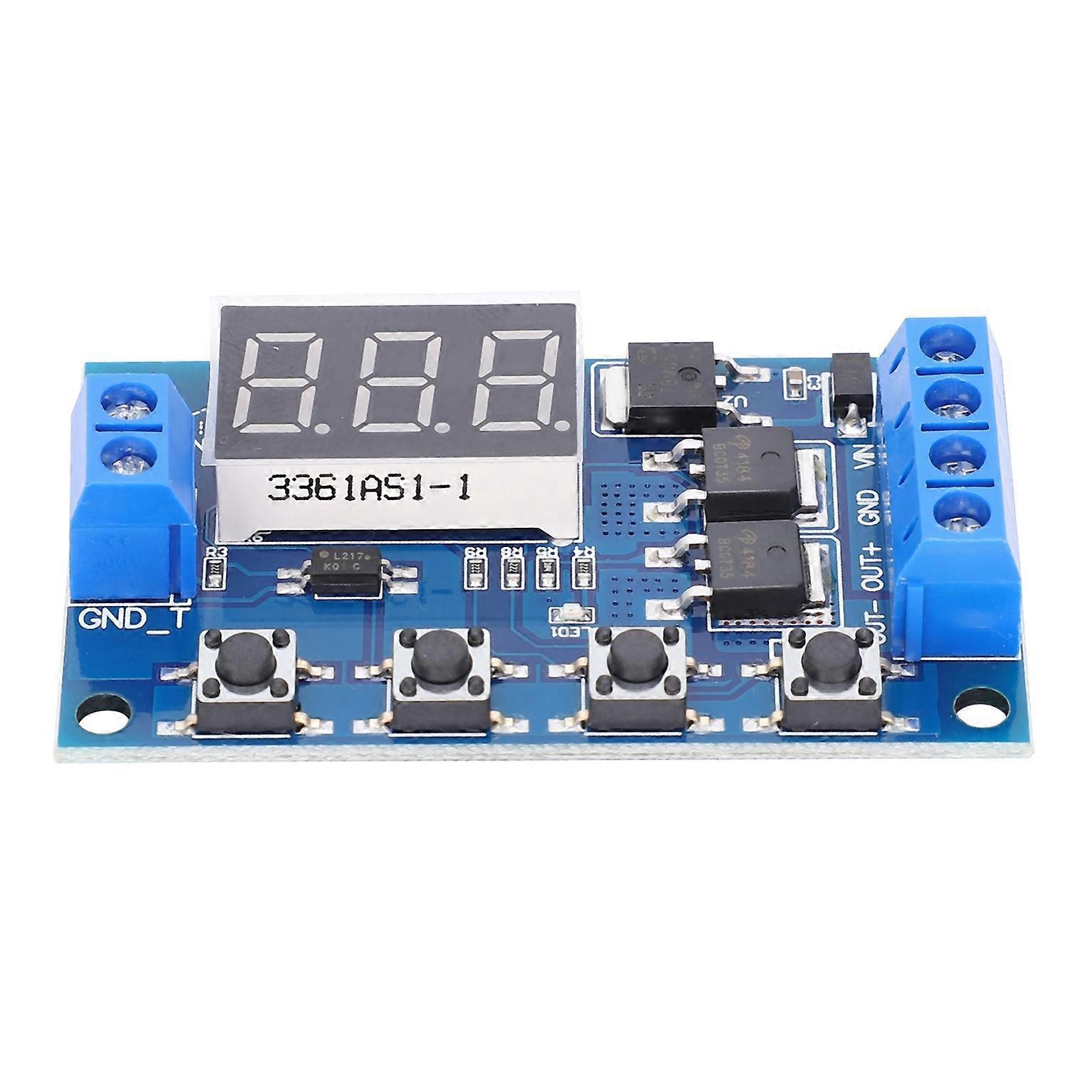Triggerzyklus-timer-verzögerungsschalter-leiterplatte Mit Dual-mos-röhren-steuermodul Dc 5–36 V