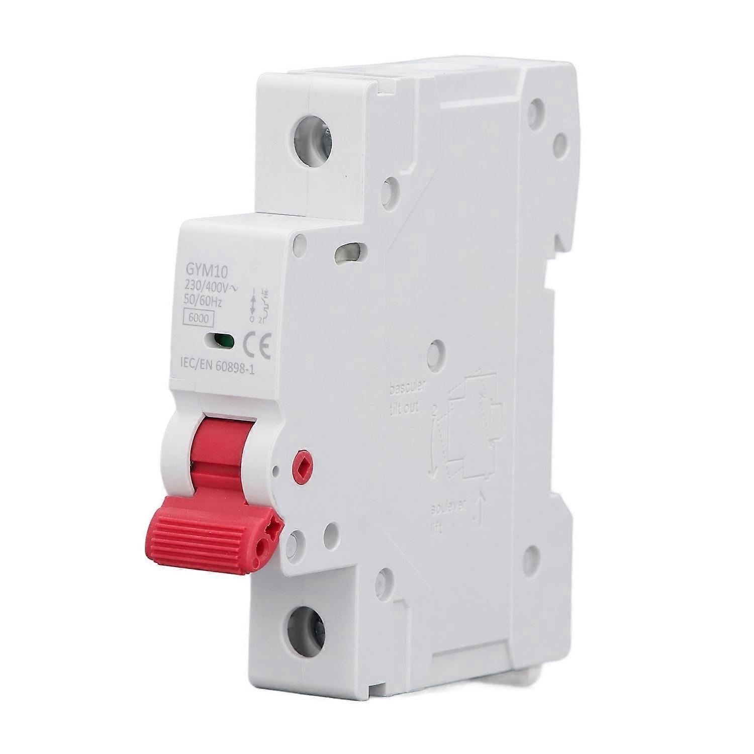 Leitungsschutzschalter 1p 230v 400v Mcb-schutzschalter 6ka Abschaltvermögen Für Zuhause