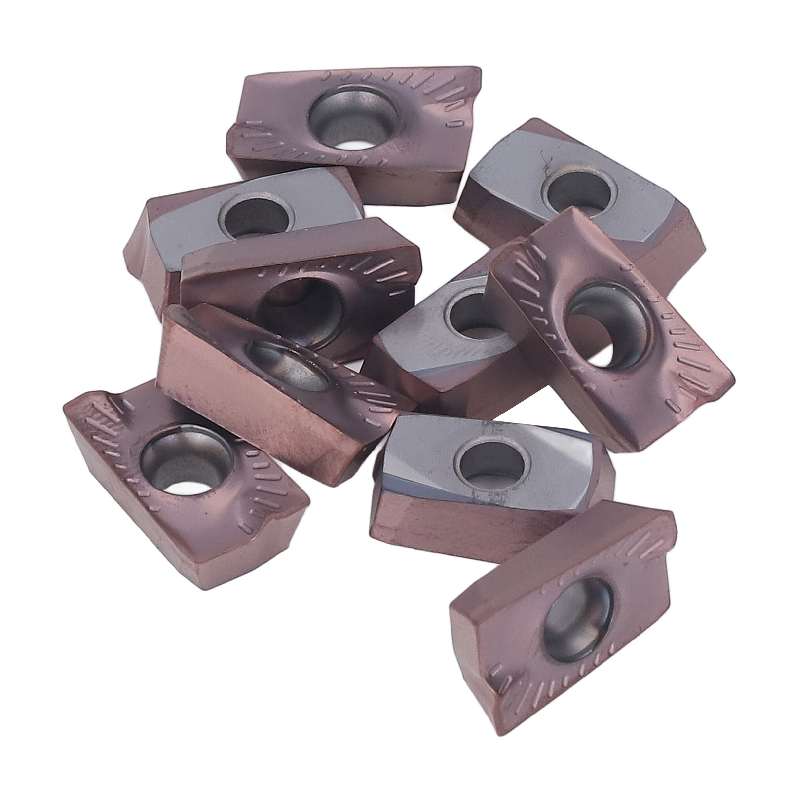 10 Stück Cnc-fräseinsätze, Wendeschneidplatten Für Drehmaschinen, Hartmetall-cnc-schlichtfräser