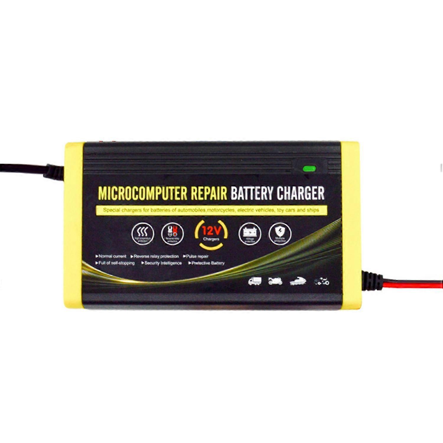 Intelligentes 12v 6a Autobatterieladegerät Für Motorräder, Autos, Suvs, Trockenbatterien, W