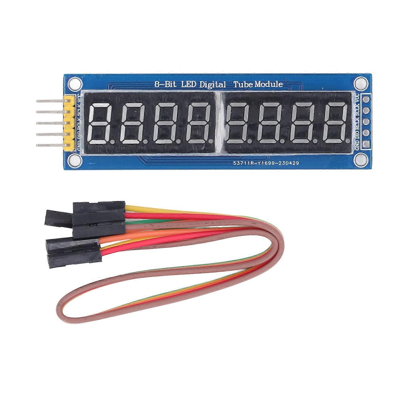 8-stellige Segmentanzeige Mit Led-anzeigemodul 74hc595, Ansteuerung: Gemeinsame Anode