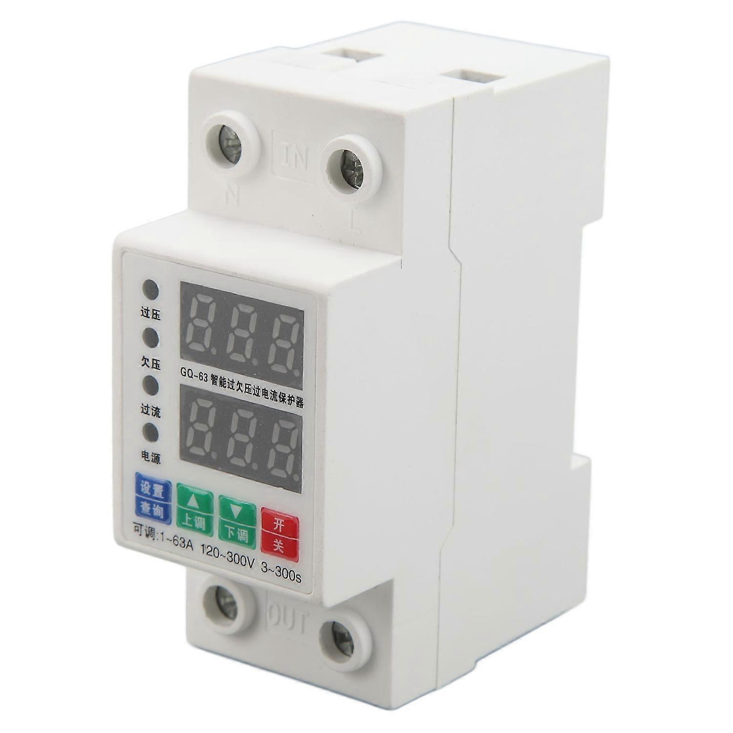 2-phasen-din-schienen-voltmeter, Automatisch Einstellbarer Überspannungs- Und Überstromschutzschalter, Leitungsschutzschalter 12