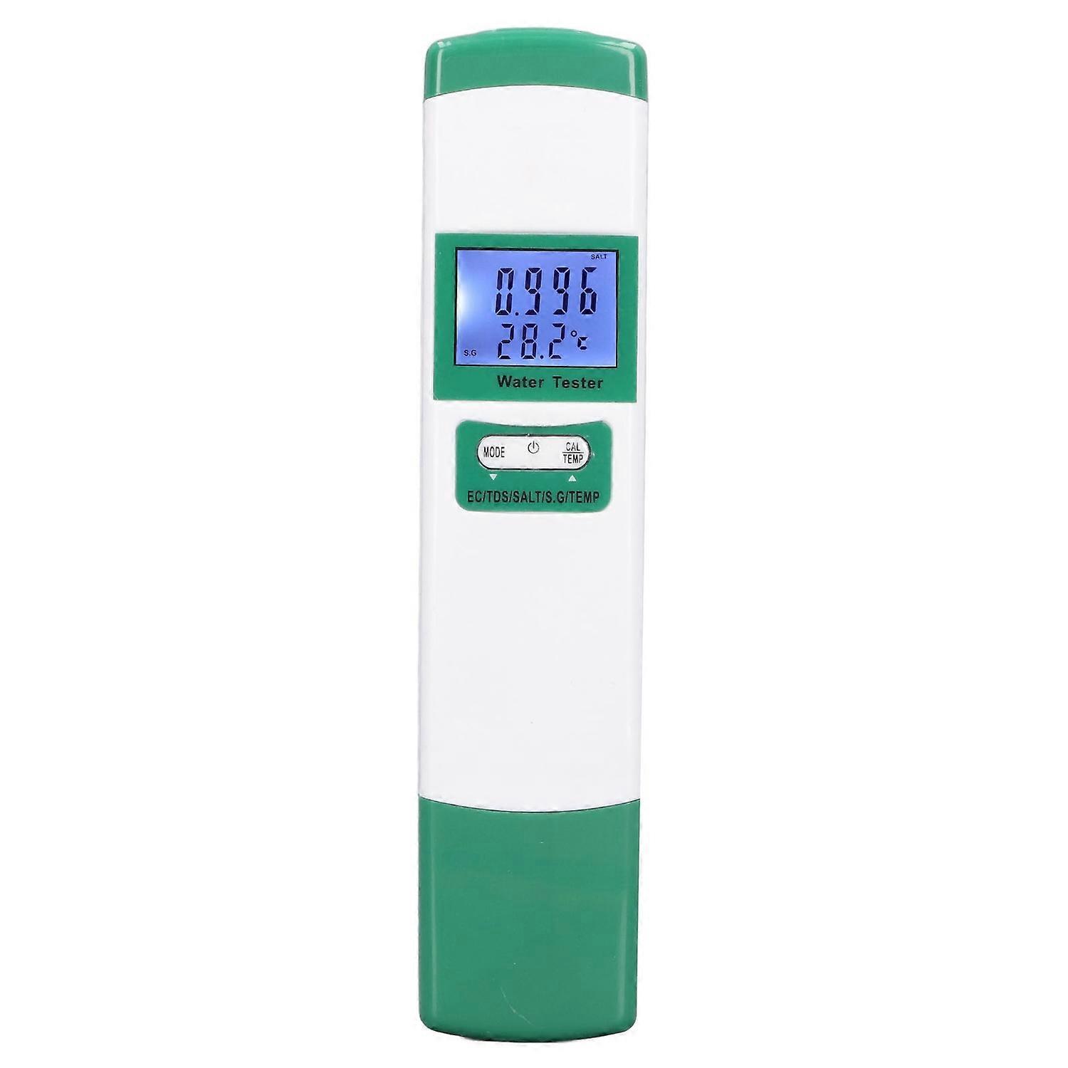 Wasserqualitätstester 5 In 1 Ec Tds Salz Sg Temperatur Bluetooth-wasserqualitätsdetektor Für Den Anbau