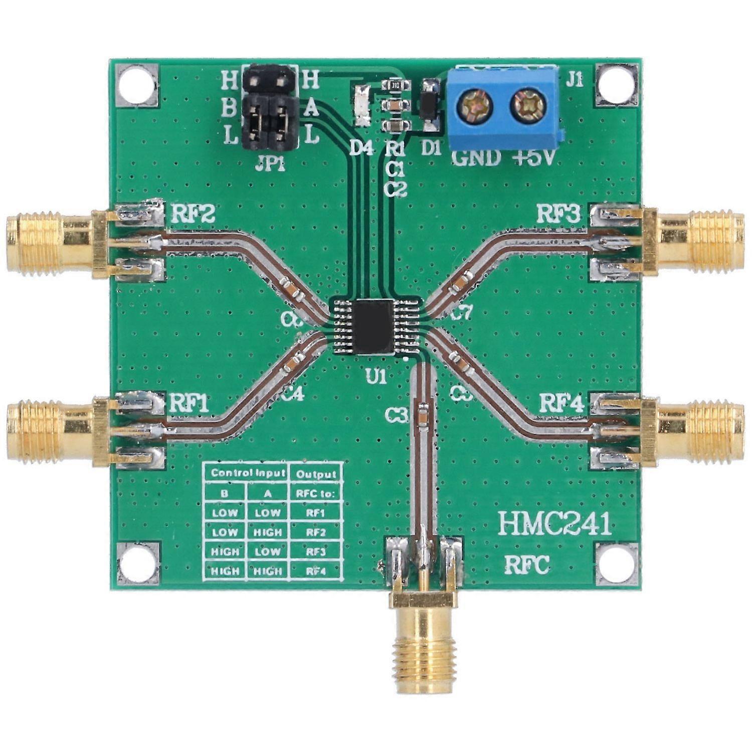 Hf-schaltmodul 1-polig Dc‑3,5 Ghz 4-fach Funkband-schaltplatine Zubehör Hmc241